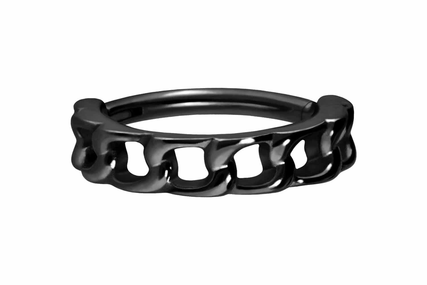 Nasenpiercing Chirurgenstahl Segmentring Clicker PANZERKETTEN-DESIGN Ohrpiercing