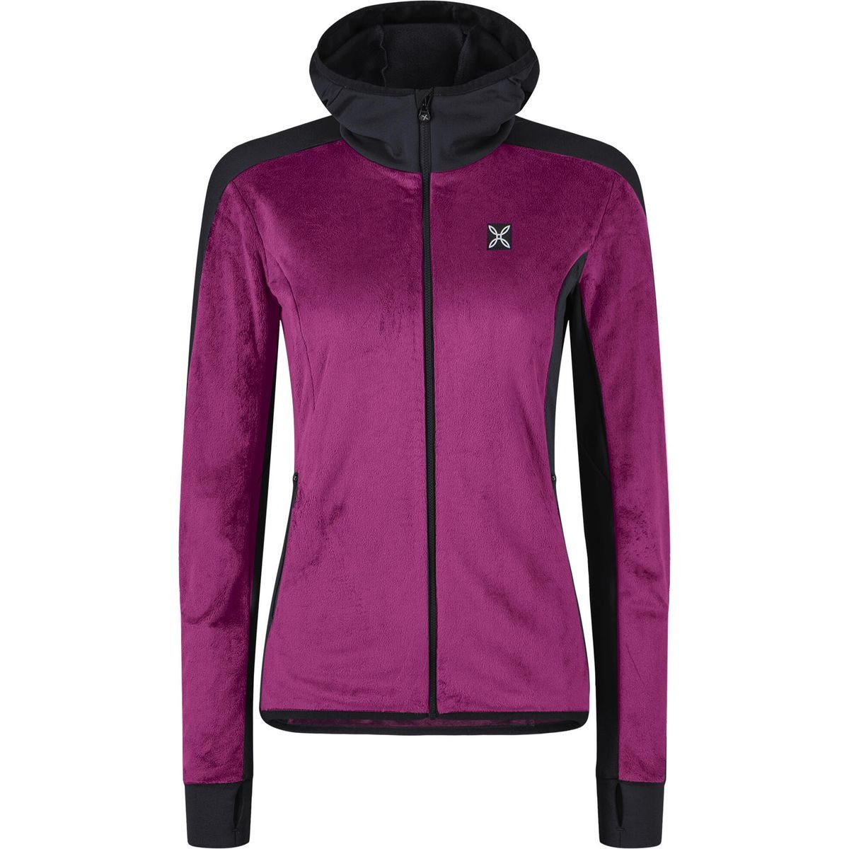 MONTURA Softshelljacke Soft Trek Maglia Woman Perfekte Damen-Kapuzenjacke für Outdoor-Abenteuer, atmungsaktiv und
