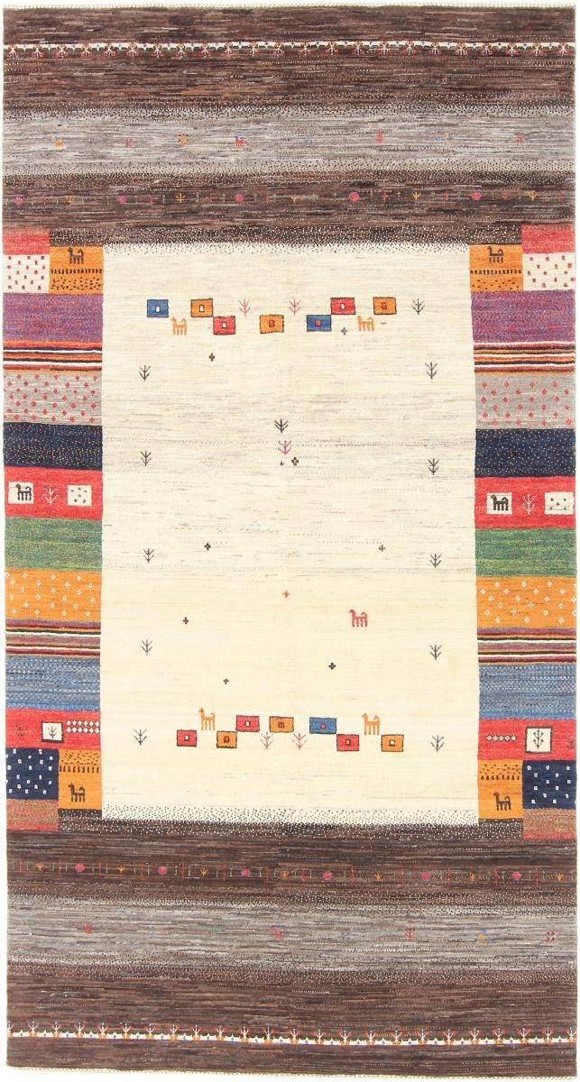 Nain rechteckig, Höhe: Trading, Gabbeh Loribaft Handgeknüpfter Moderner, 158x292 mm Nowbaft Orientteppich Perser 12