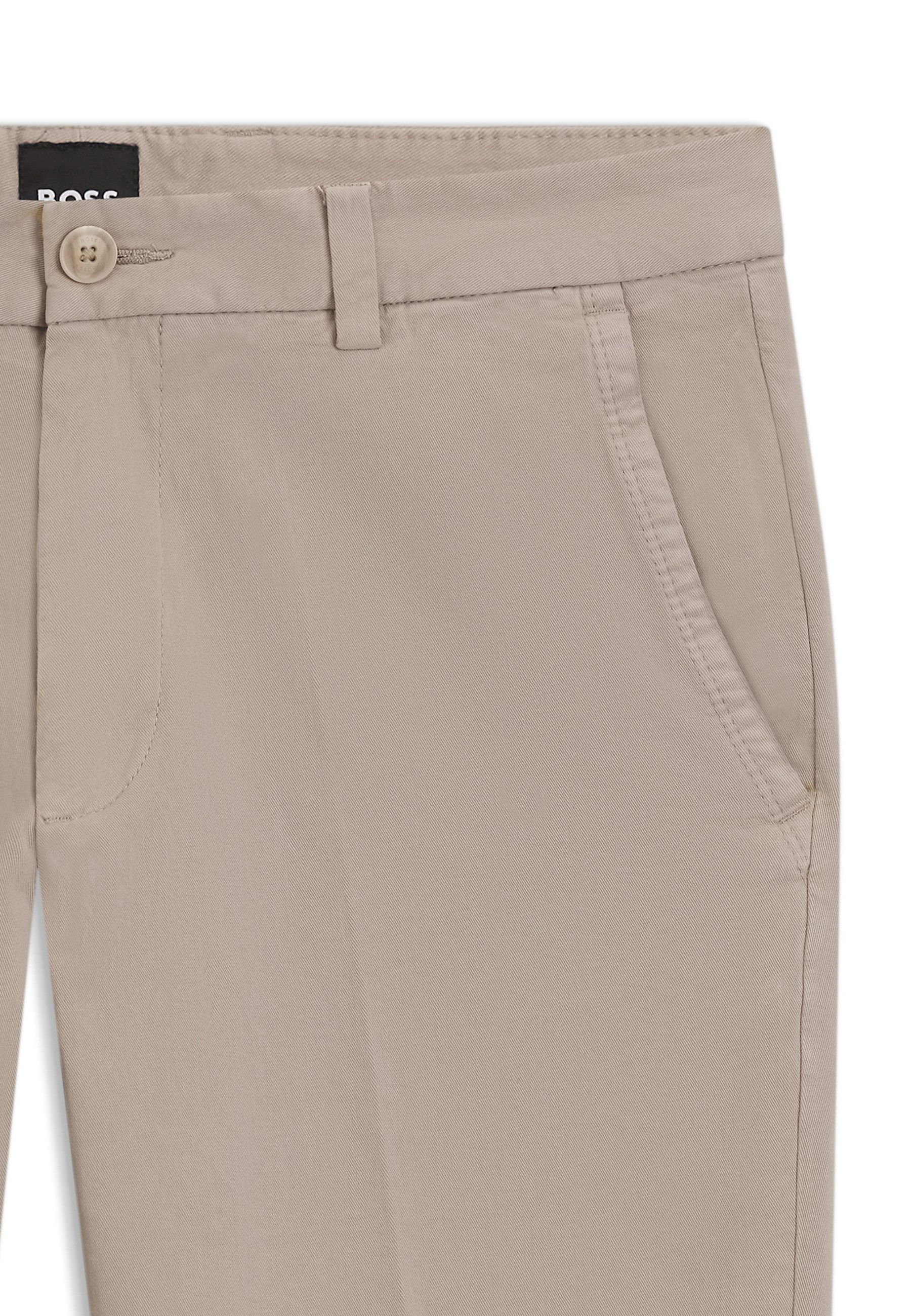 BOSS Stoffhose H-Kaiton1 aus Baumwoll-Twill (1-tlg) günstig online kaufen