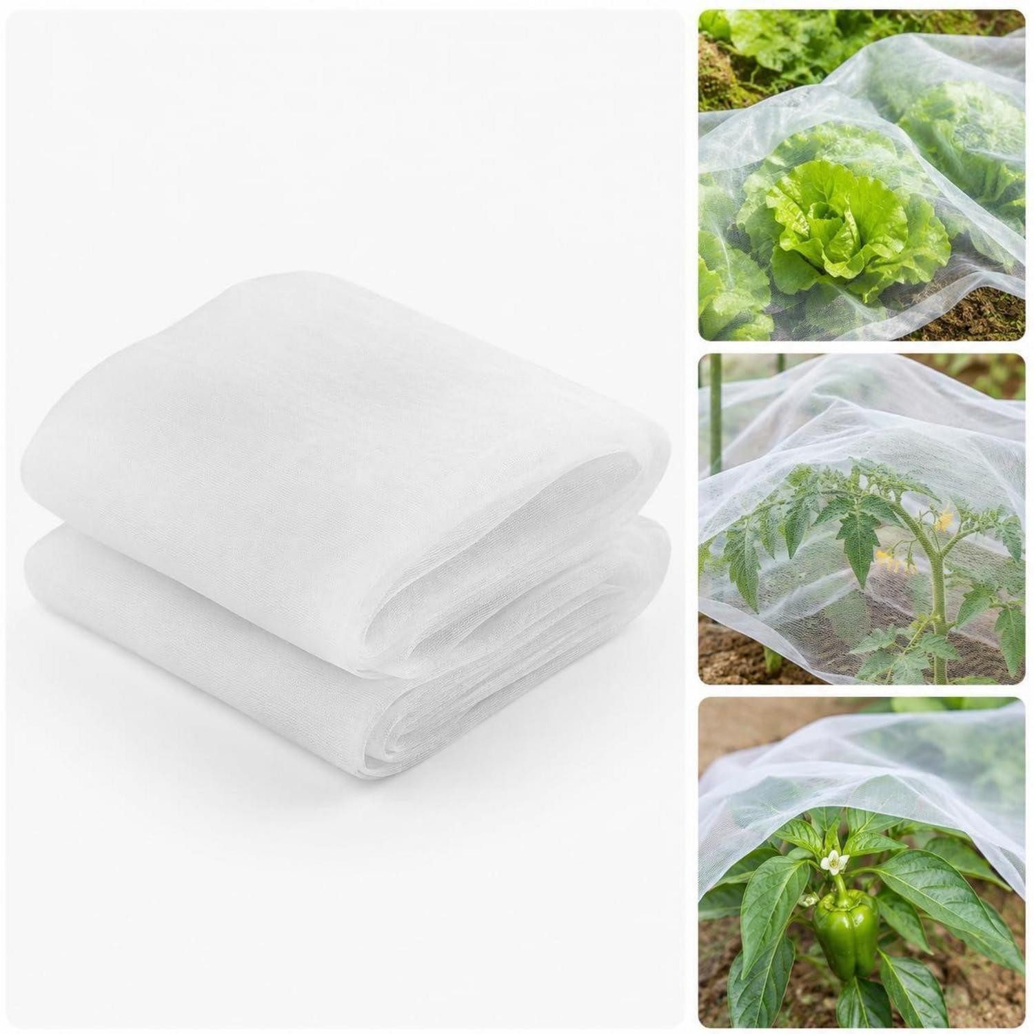 LuxusKollektion Fliegengitter-Gewebe Gemüseschutznetz Ultra Feinmaschig 2x5m, (2-St)