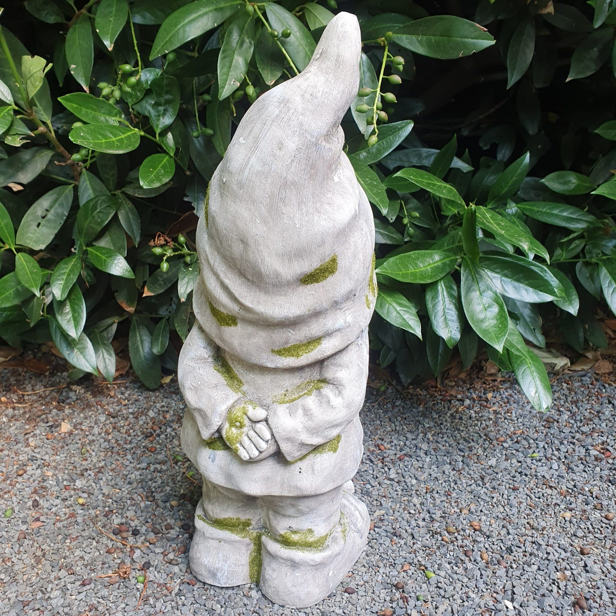 Zipfelmütze Gartenfigur Gartenfigur mit Aspinaworld Gartenzwerg 47 cm Mädchen