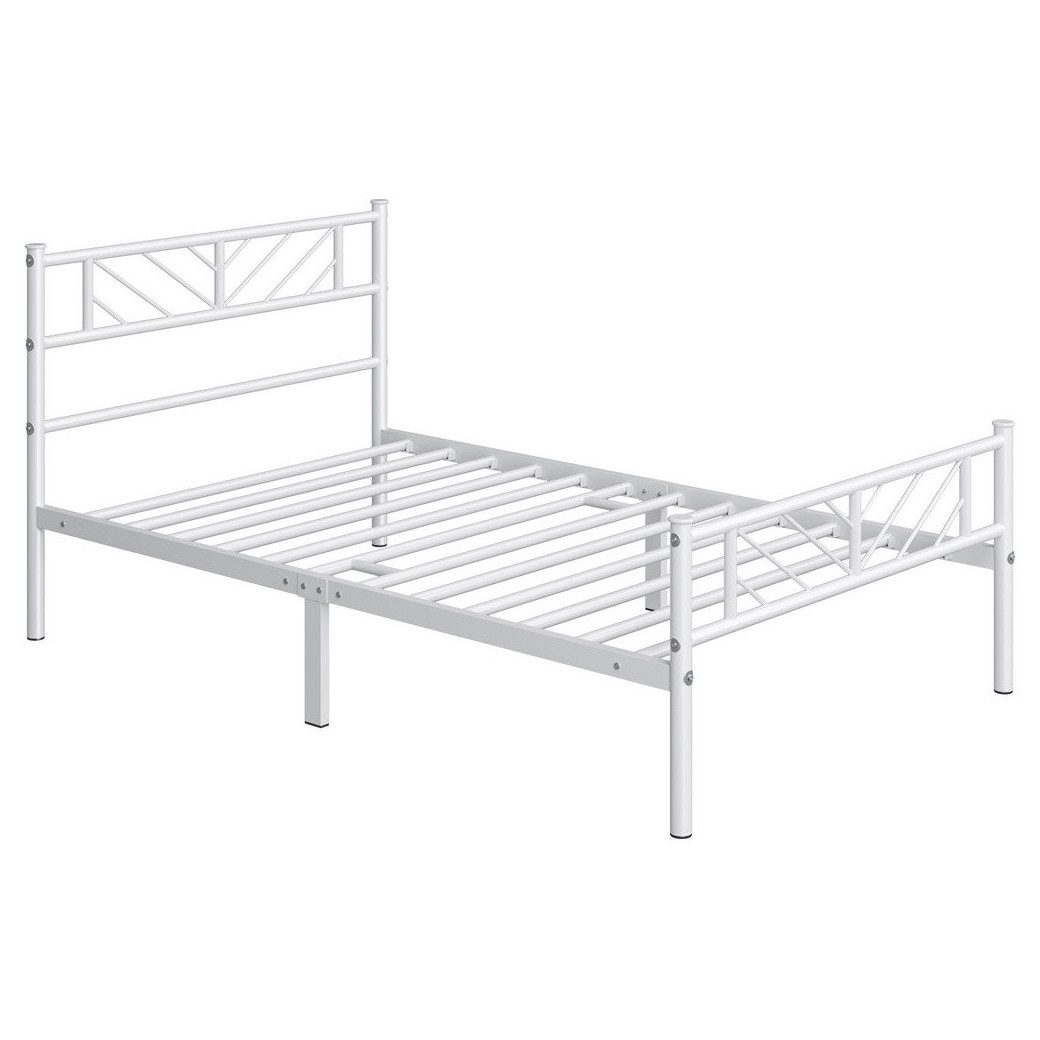 Yaheetech Metallbett, Minimalistischer Bettrahmen mit Kopfteil günstig online kaufen