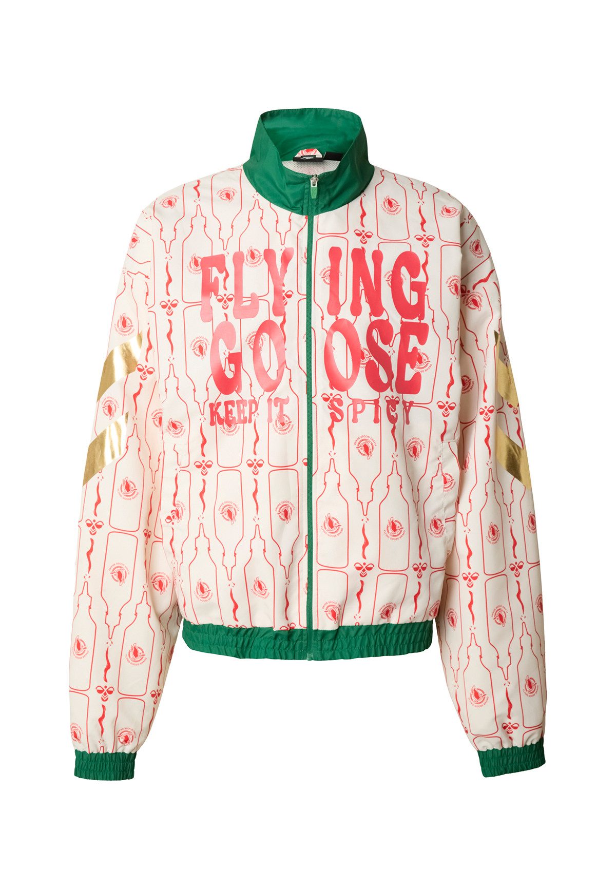 hummel Trainingsjacke Sriracha (kein Set) mit Stehkragen