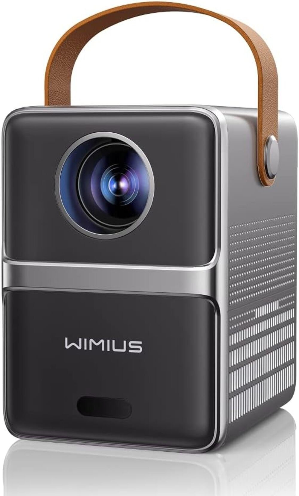 WiMiUS Portabler Projektor (1920x1080 px, Elektrischer fokus lumen tragbar wimius kleiner videoprojektor für)