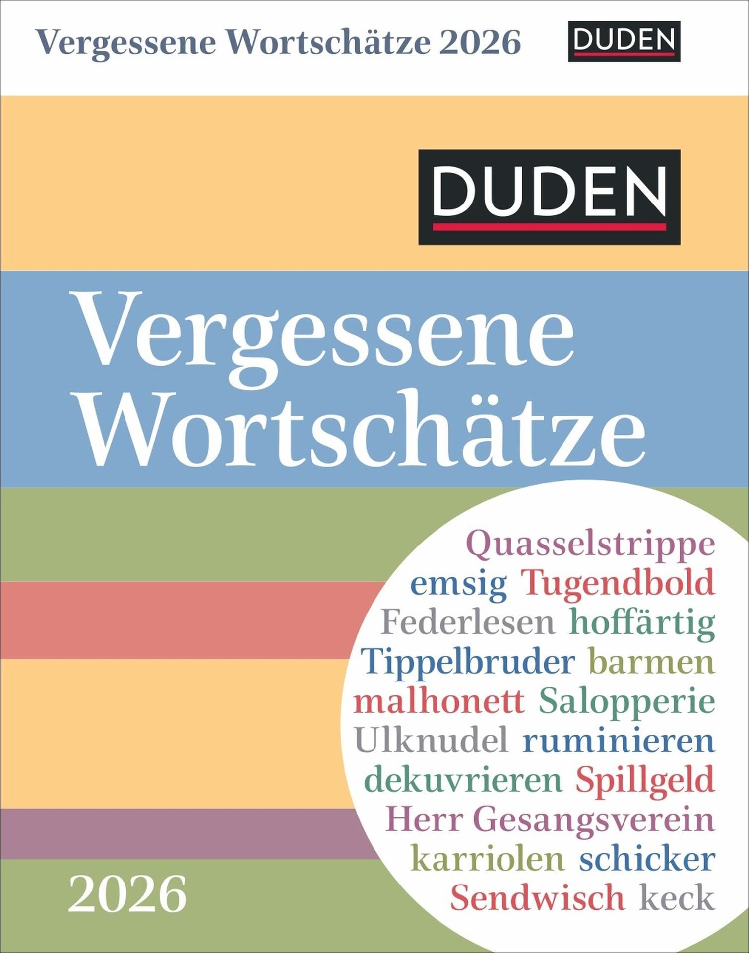 Tischkalender Duden Vergessene Wortschätze Tagesabreißkalender 2026