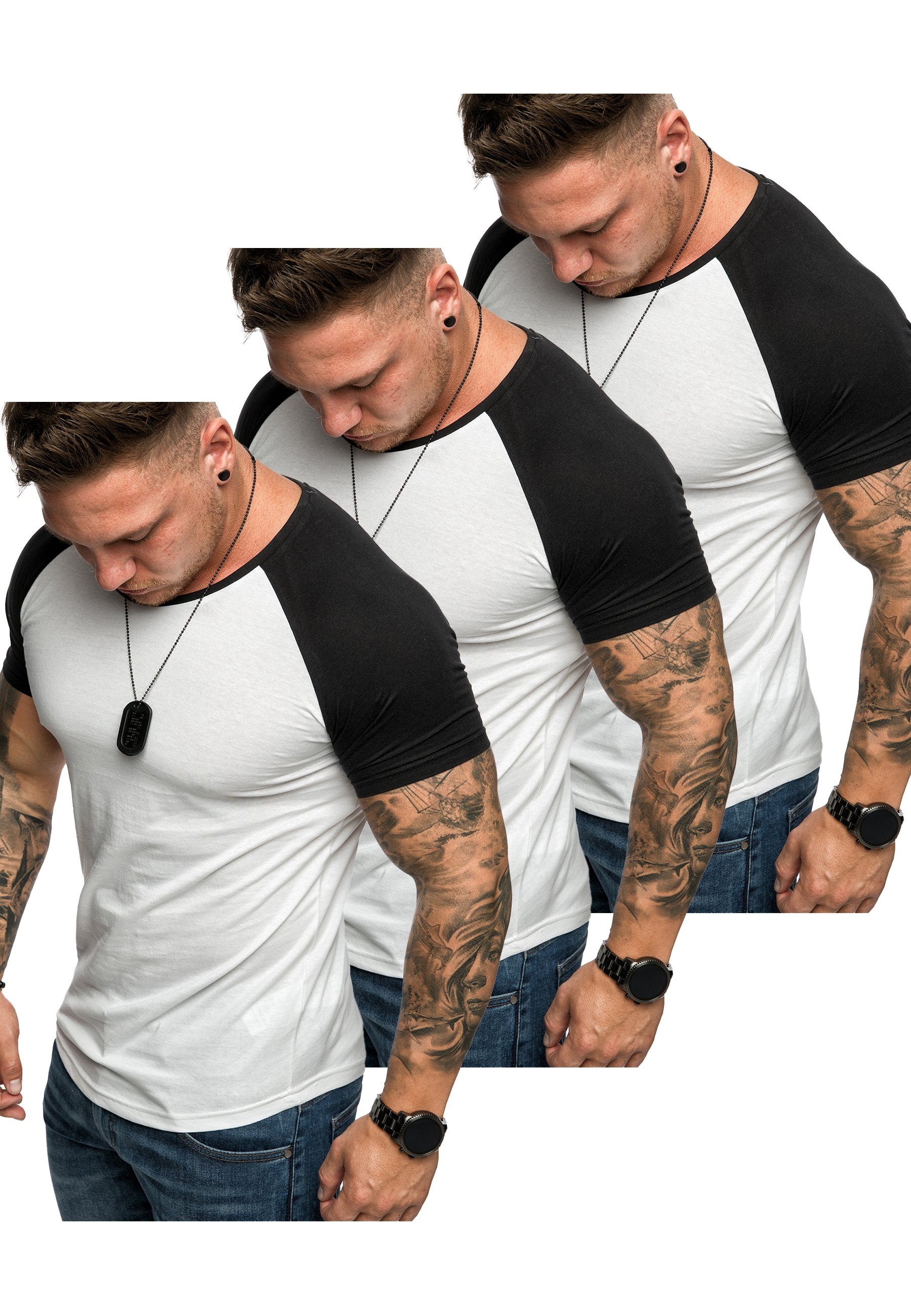 Amaci&Sons T-Shirt 3. OMAHA 3er-Pack T-Shirts günstig online kaufen