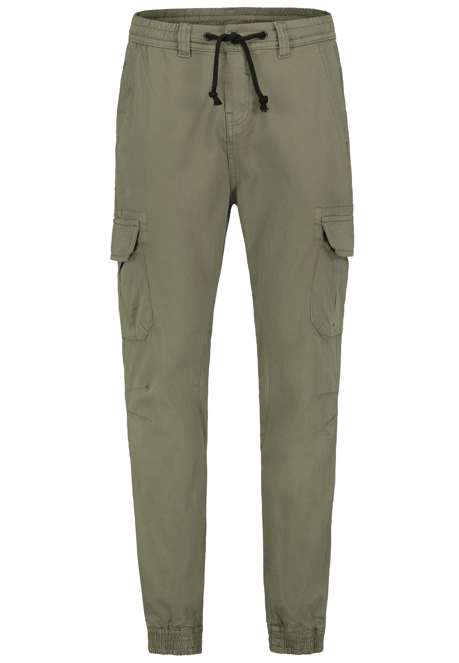 SUBLEVEL Cargohose mit elastischen Bündchen und Kordelzug Jogger Pants günstig online kaufen
