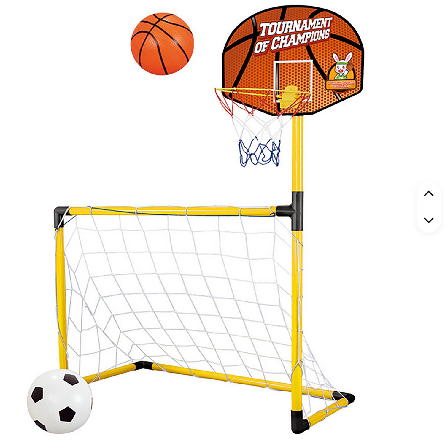Fußballtor 2-in-1 Fußballtor & Basketballkorb für Kinder – Outdoor Sportspiel
