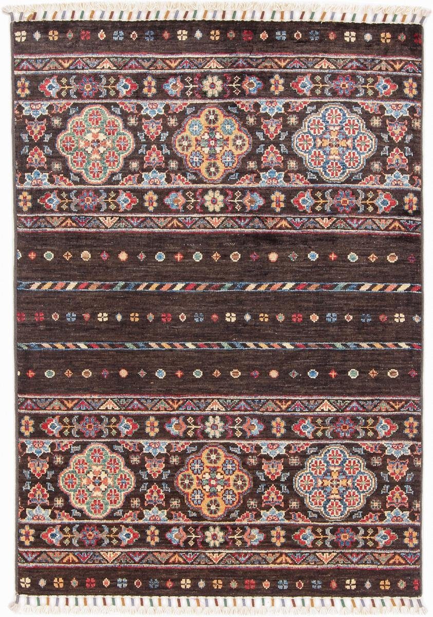 Orientteppich Arijana Shaal 83x116 Handgeknüpfter Orientteppich, Nain Trading, rechteckig, Höhe: 5 mm
