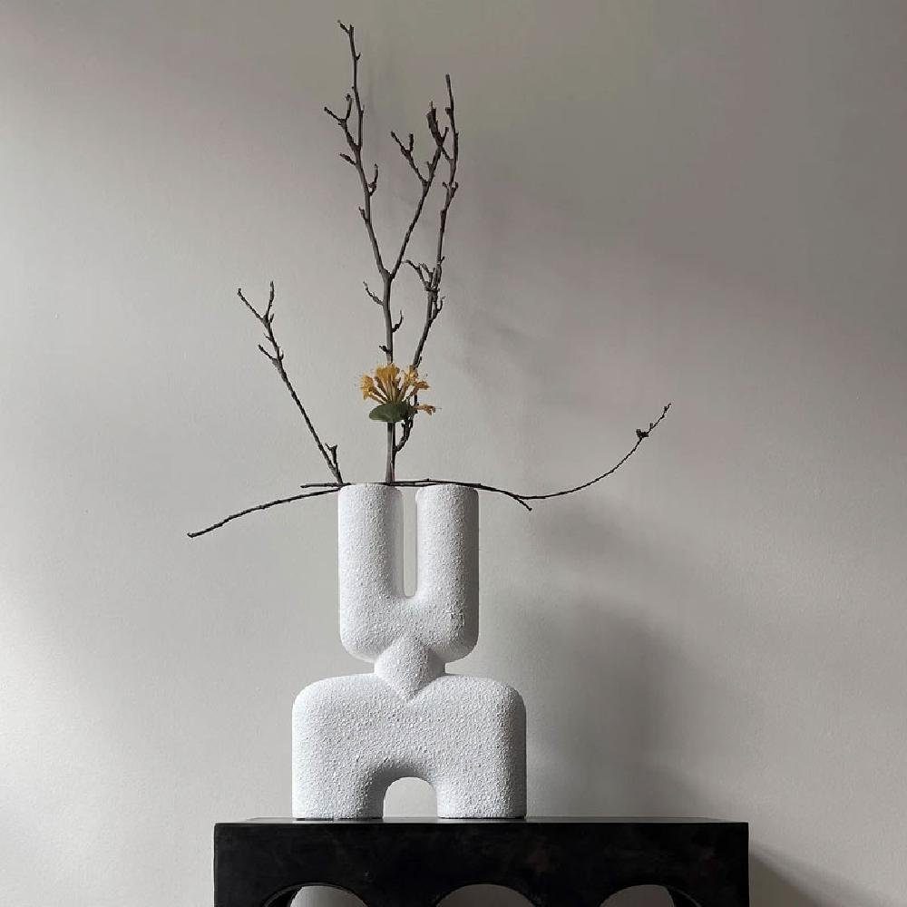 101 Copenhagen Dekovase Vase Cobra Uno Bubble White (47cm)