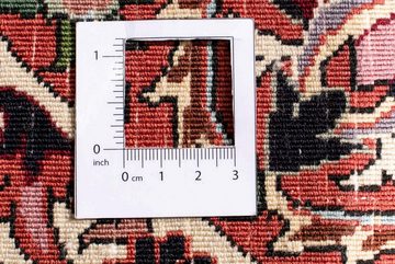 Orientteppich Perser - Bidjar rund - 260 x 260 cm - dunkelrot, morgenland, rund, Höhe: 15 mm, Wohnzimmer, Handgeknüpft, Einzelstück mit Zertifikat