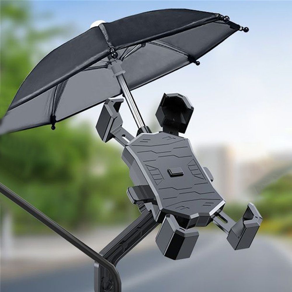 Dekorative Fahrrad-Handyhalterung mit Sonnenschirm, Sonnen- und Regenschutz  Handy-Halterung, (1-tlg)