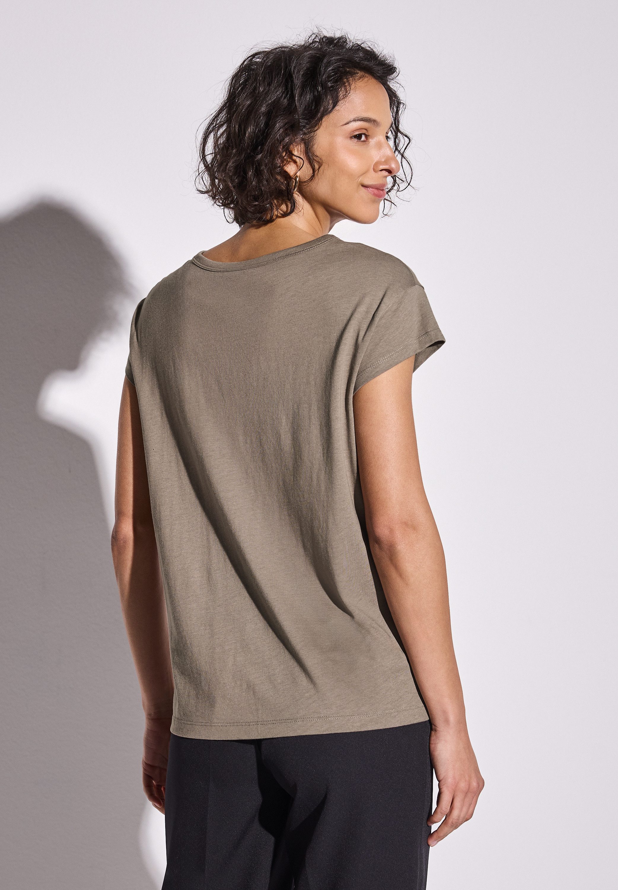 STREET ONE T-Shirt mit Schriftzug günstig online kaufen