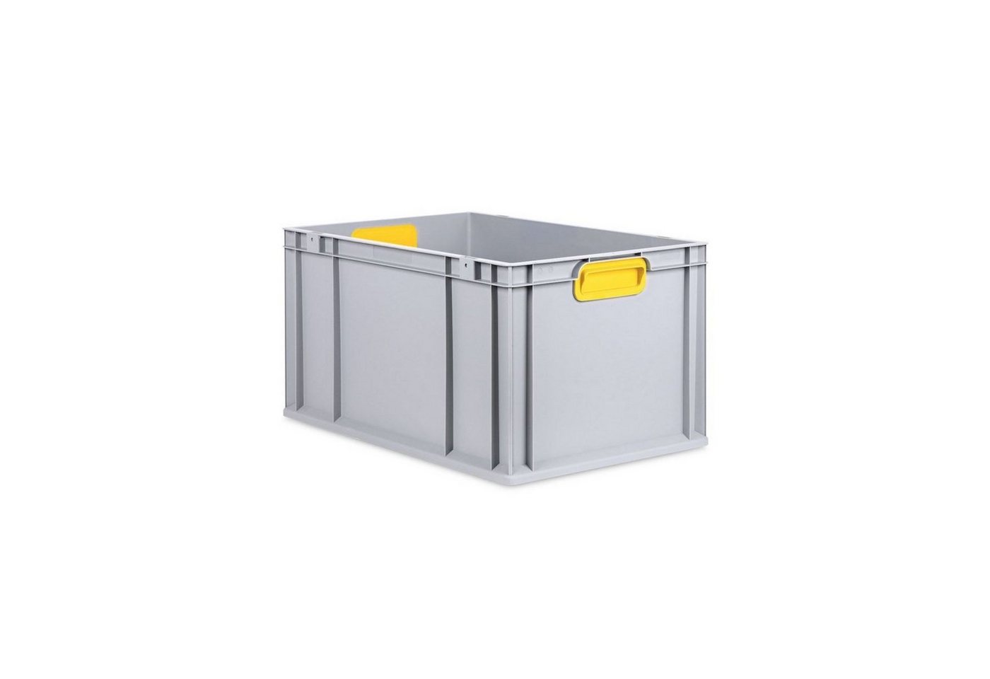Thumbnail - PROREGAL® Stapelbox SparSet 5x Eurobox NextGen Color, Auflagedeckel, 65L, Griffe gelb