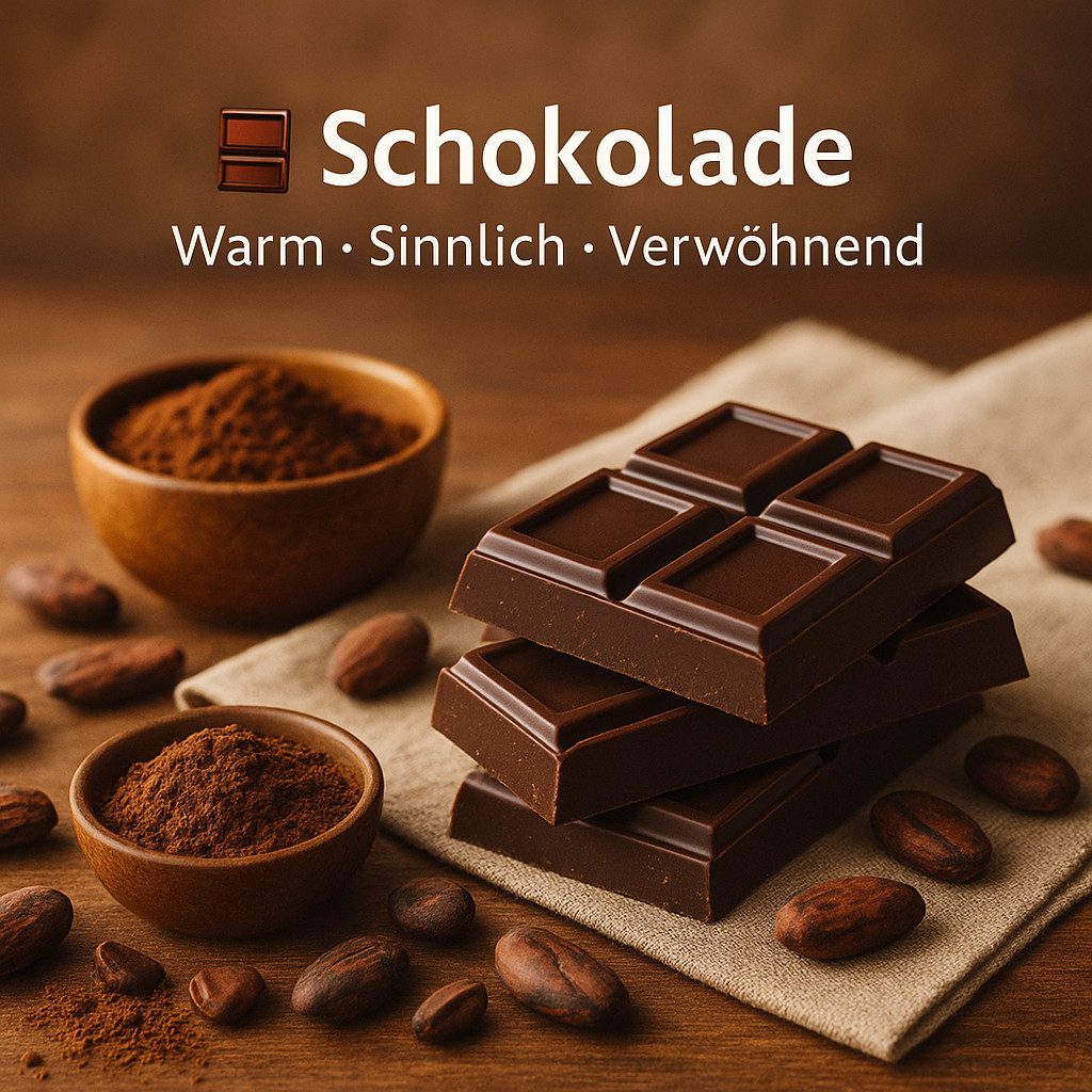Dufte Momente Massageöl Schokolade 250ml - 3 L, hochwertige Pflanzenöle als Basis, vegan und ohne Tierversuche