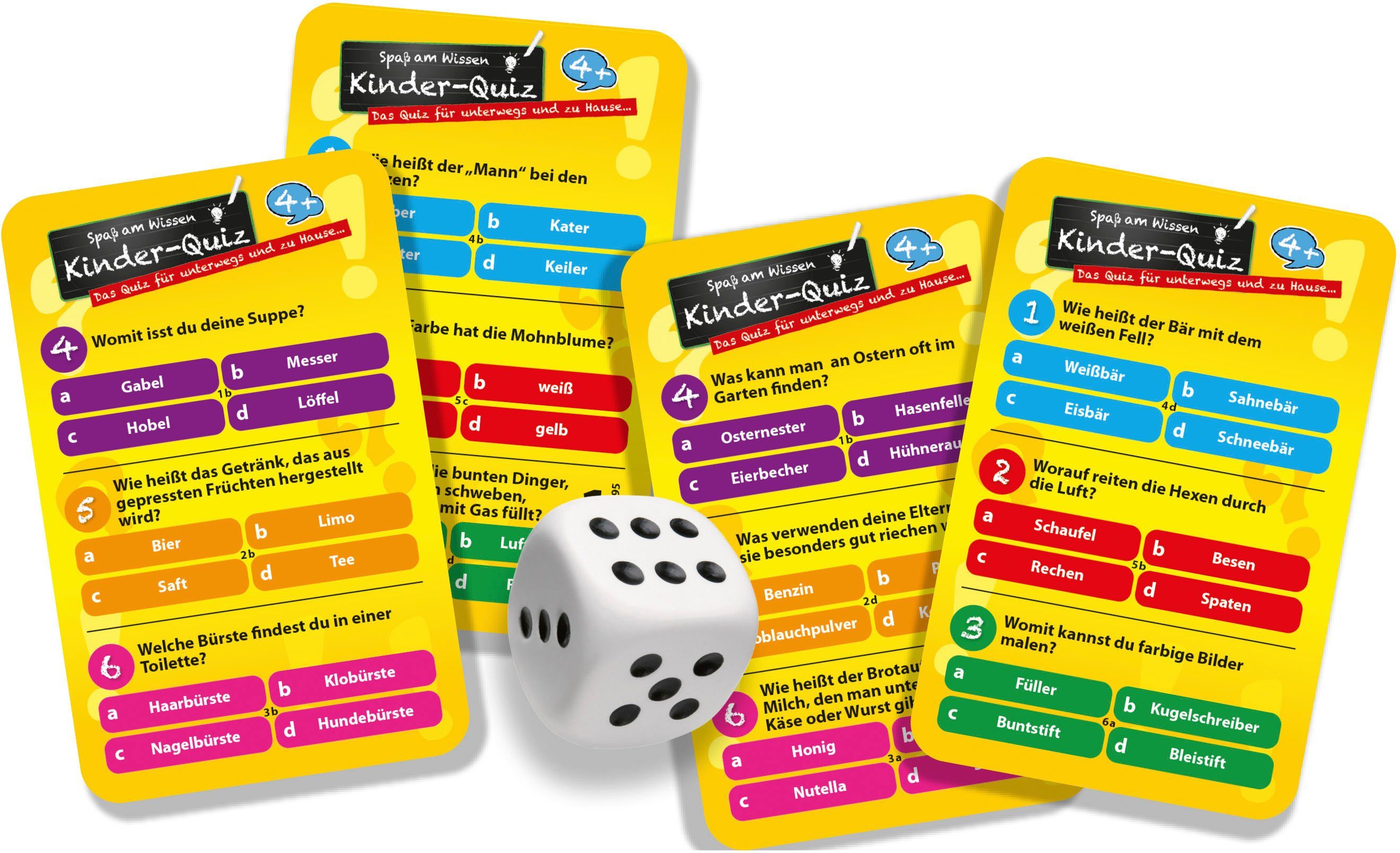 Noris Spiel Kinderquiz für schlaue Kids, Made in Germany