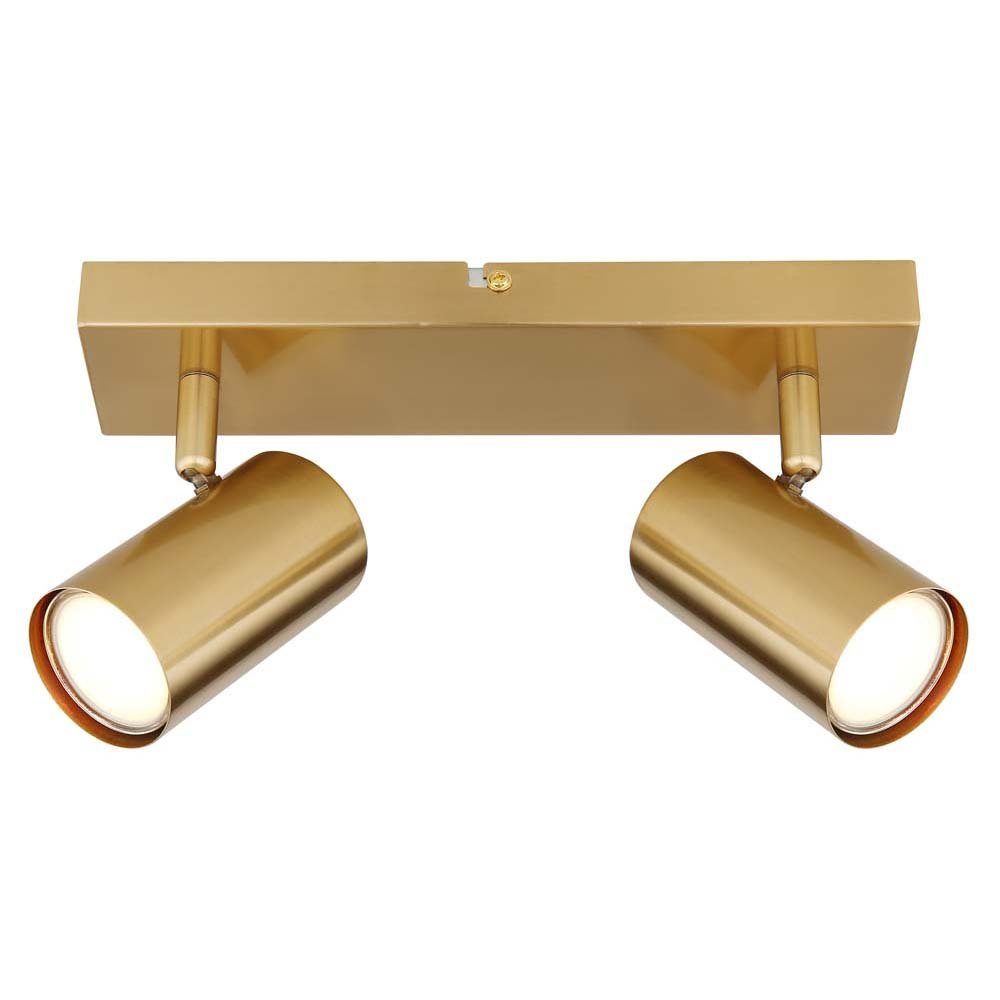 Dreh-Schwenkbar Deckenleuchte Deckenlampe Gold Globo Spotleuchte Deckenspot, Metall