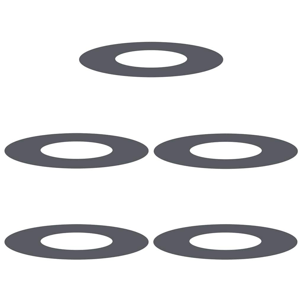 vidaXL Blumentopf Flache Baumringe 5 pcs günstig online kaufen