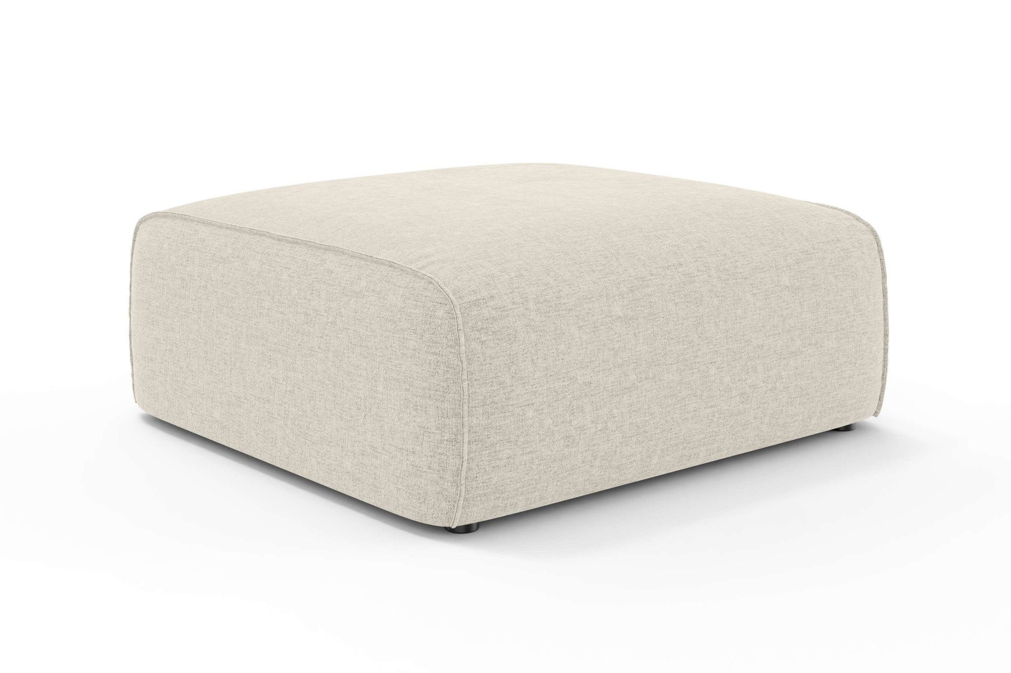 OTTO home Polsterhocker Merid Sitzhocker, Maße B/T/H: 97/97/43 cm, als Modul oder separat verwendbar, für individuelle Zusammenstellung