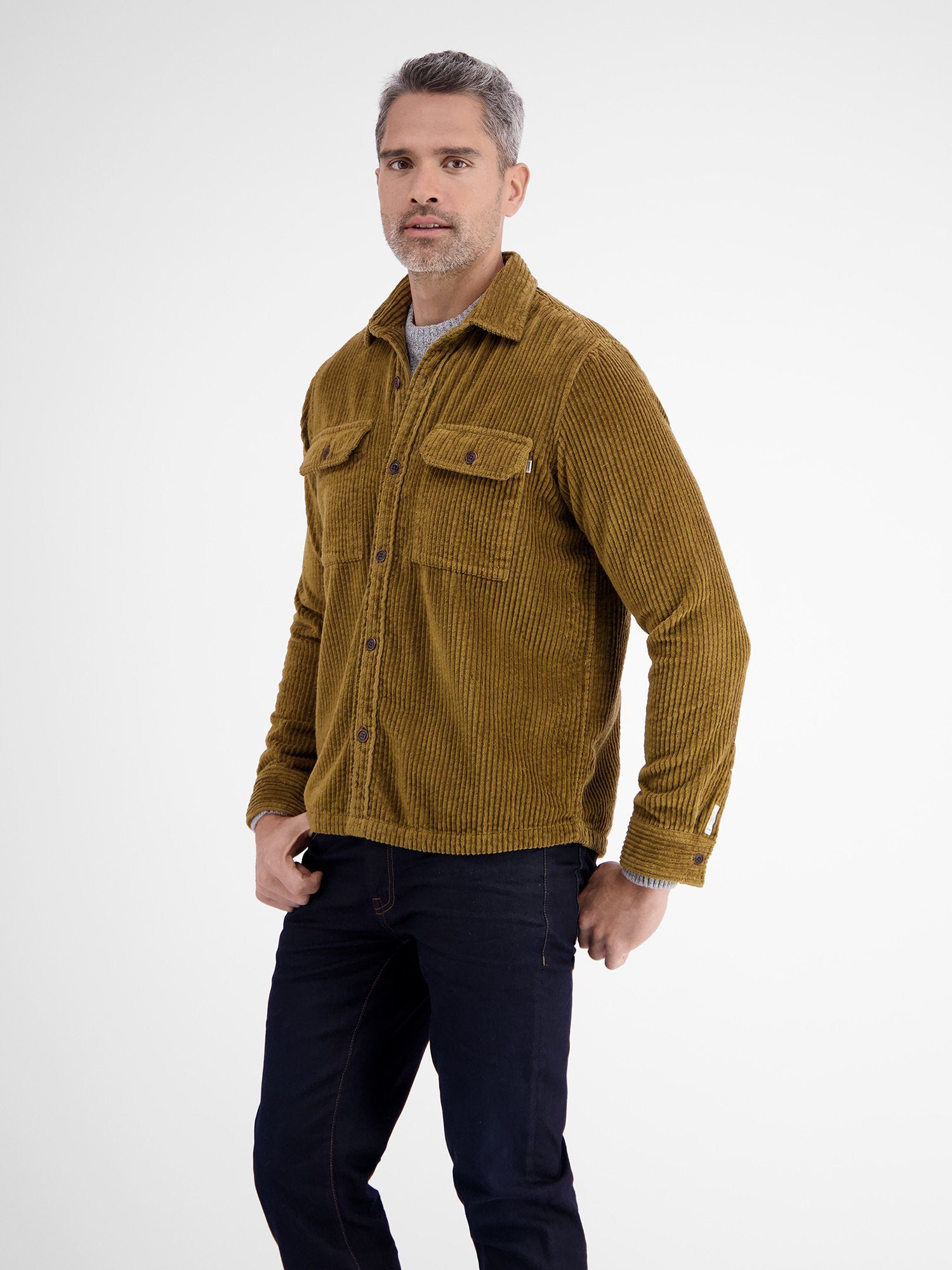 LERROS Hemdjacke LERROS Cord-Hemdjacke