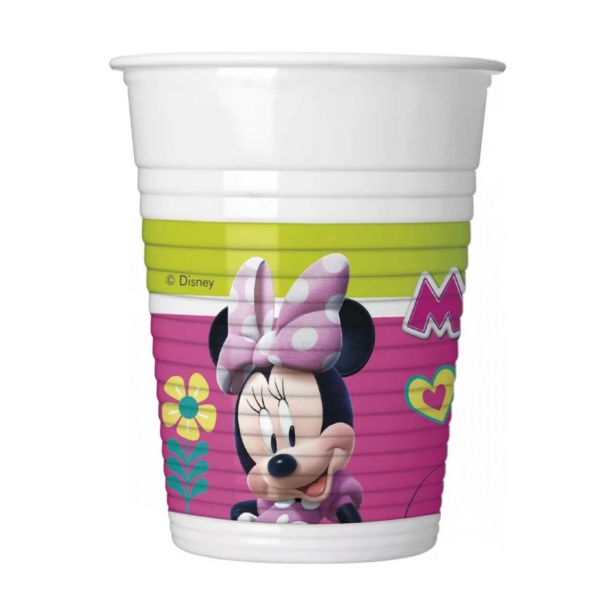 Disney Trinkflasche Disney Minnie Happy Helpers Kunststoffbecher-Set 8 Stk. 200