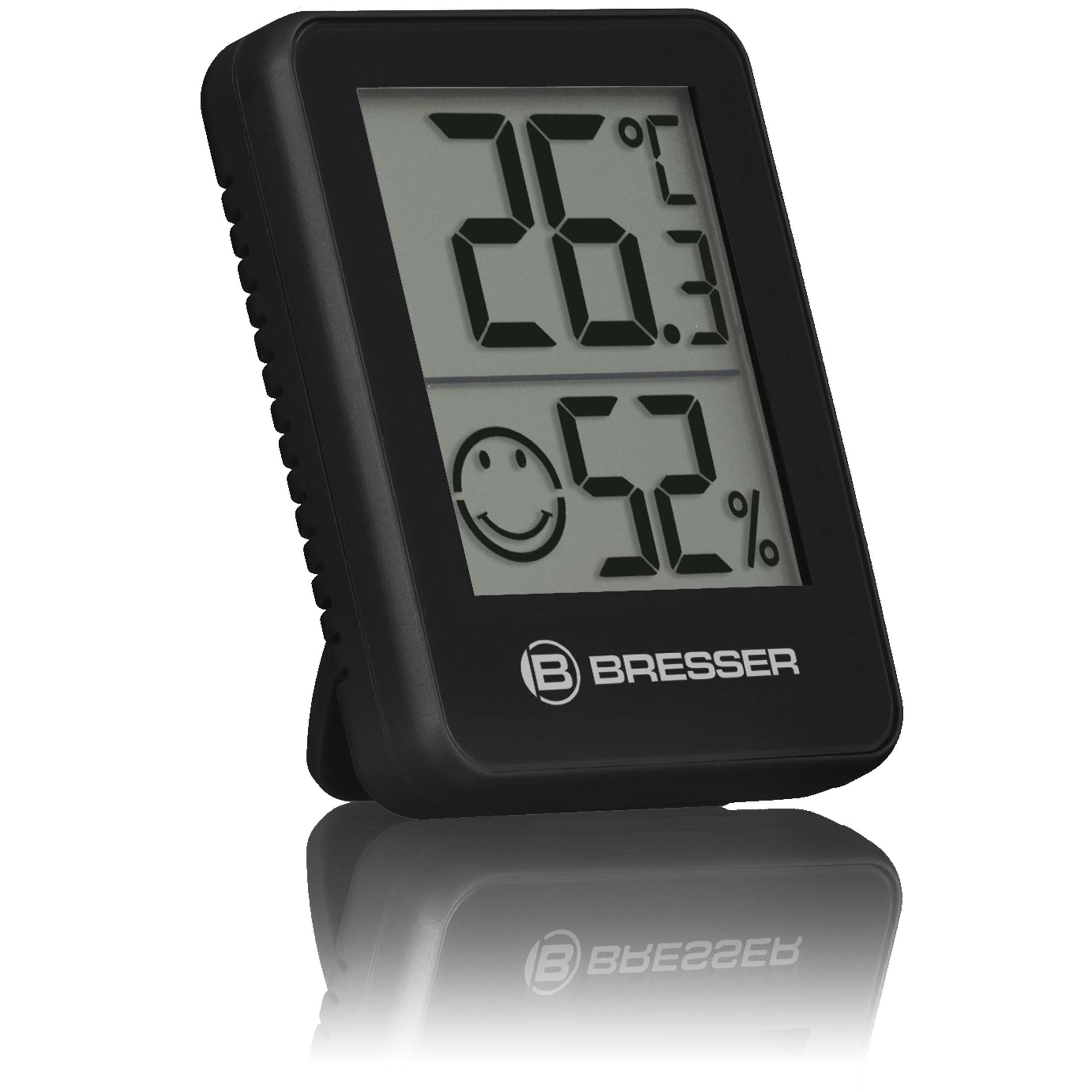 BRESSER Hygrometer ClimaTemp Thermo-Hygro Indikator 3er Set schwarz – Bild 5 von 5