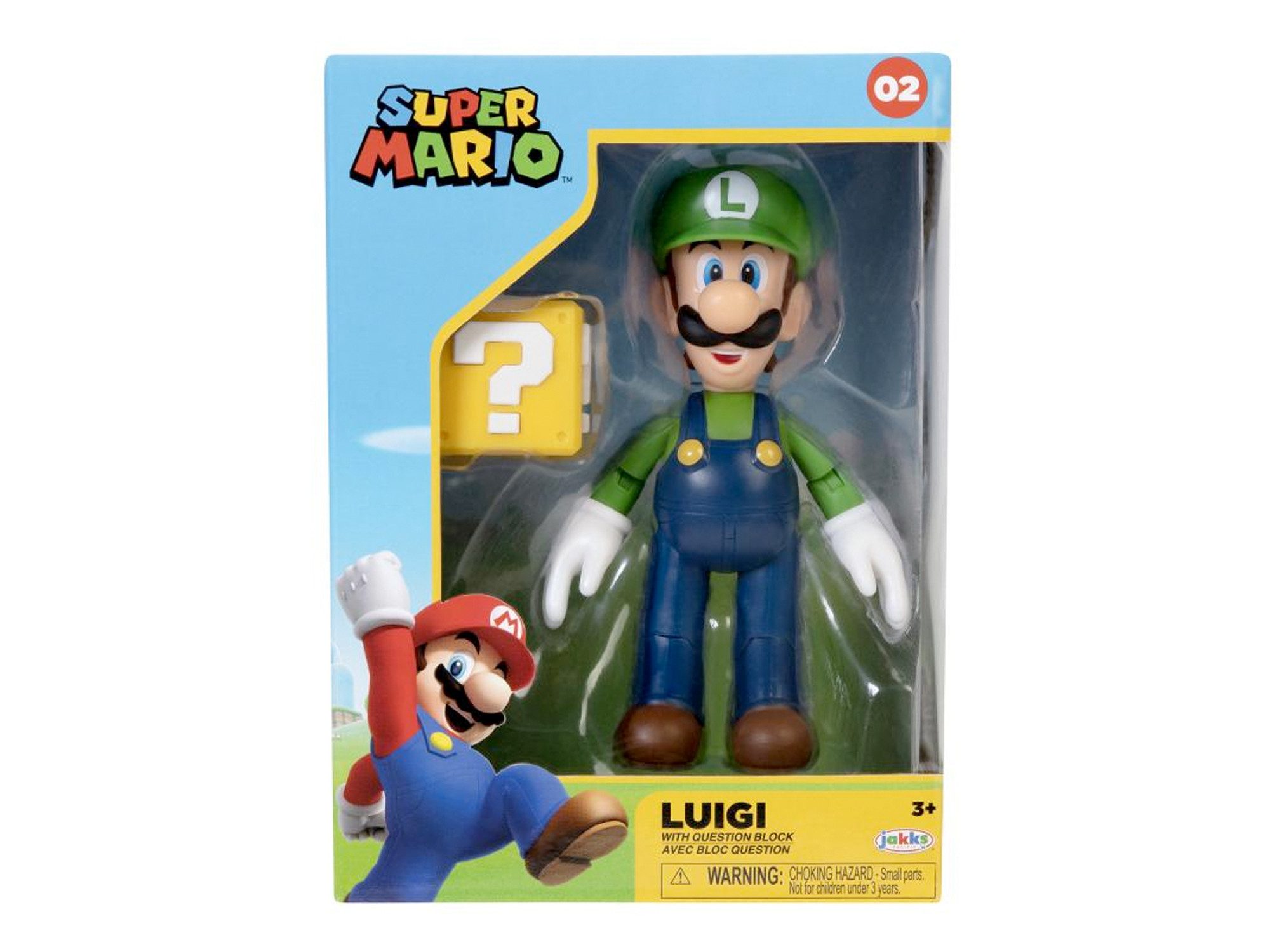 Nintendo Actionfigur Nintendo Super Mario Figur Luigi in Sammlerbox, 10 cm