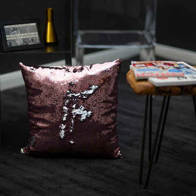 Obsession Dekokissen My Bling Cushion, wohnliches Paillettenkissen, Zierkissen, eckig, 40x40 cm