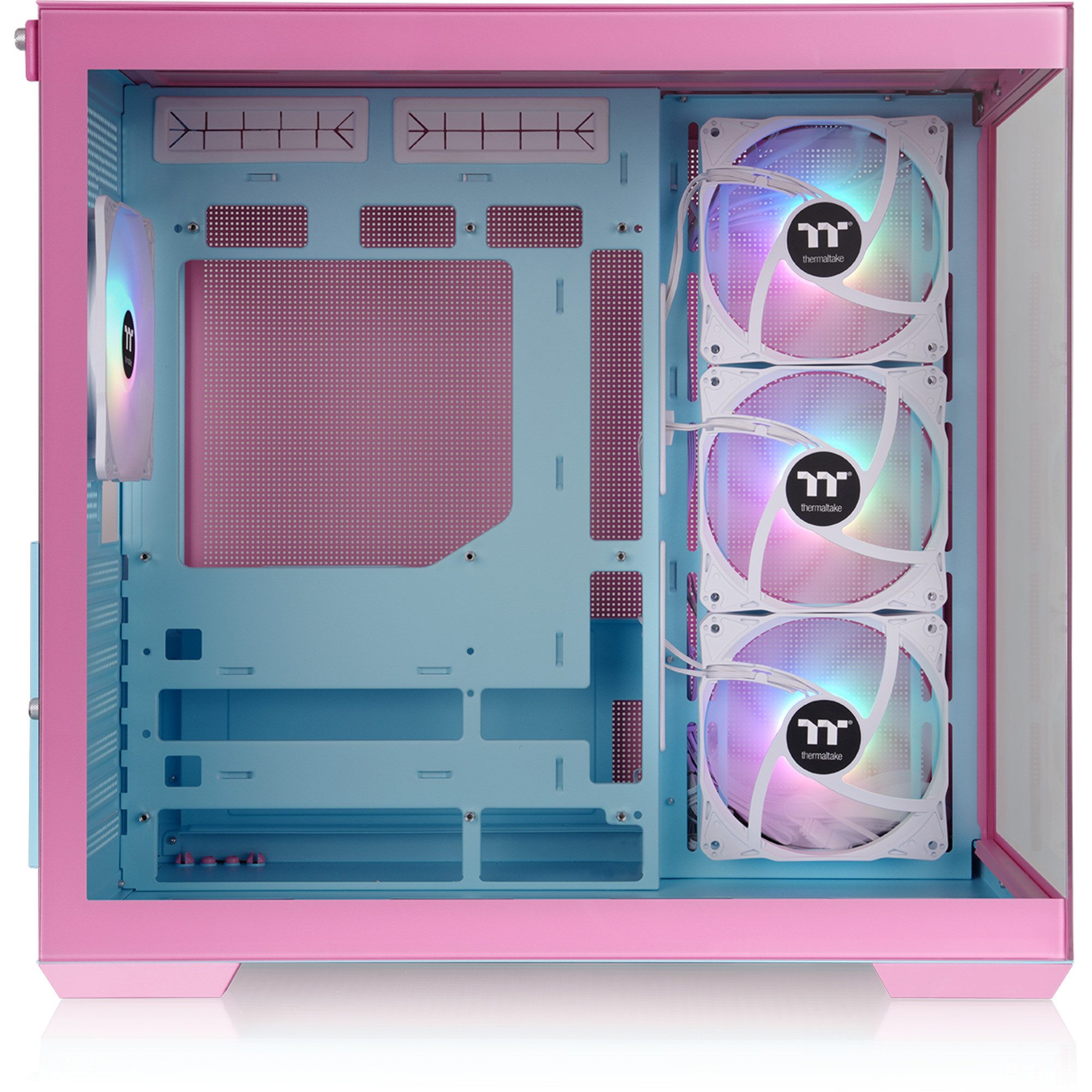 Thermaltake PC-Gehäuse Thermaltake View 380 TG ARGB Bubble Pink