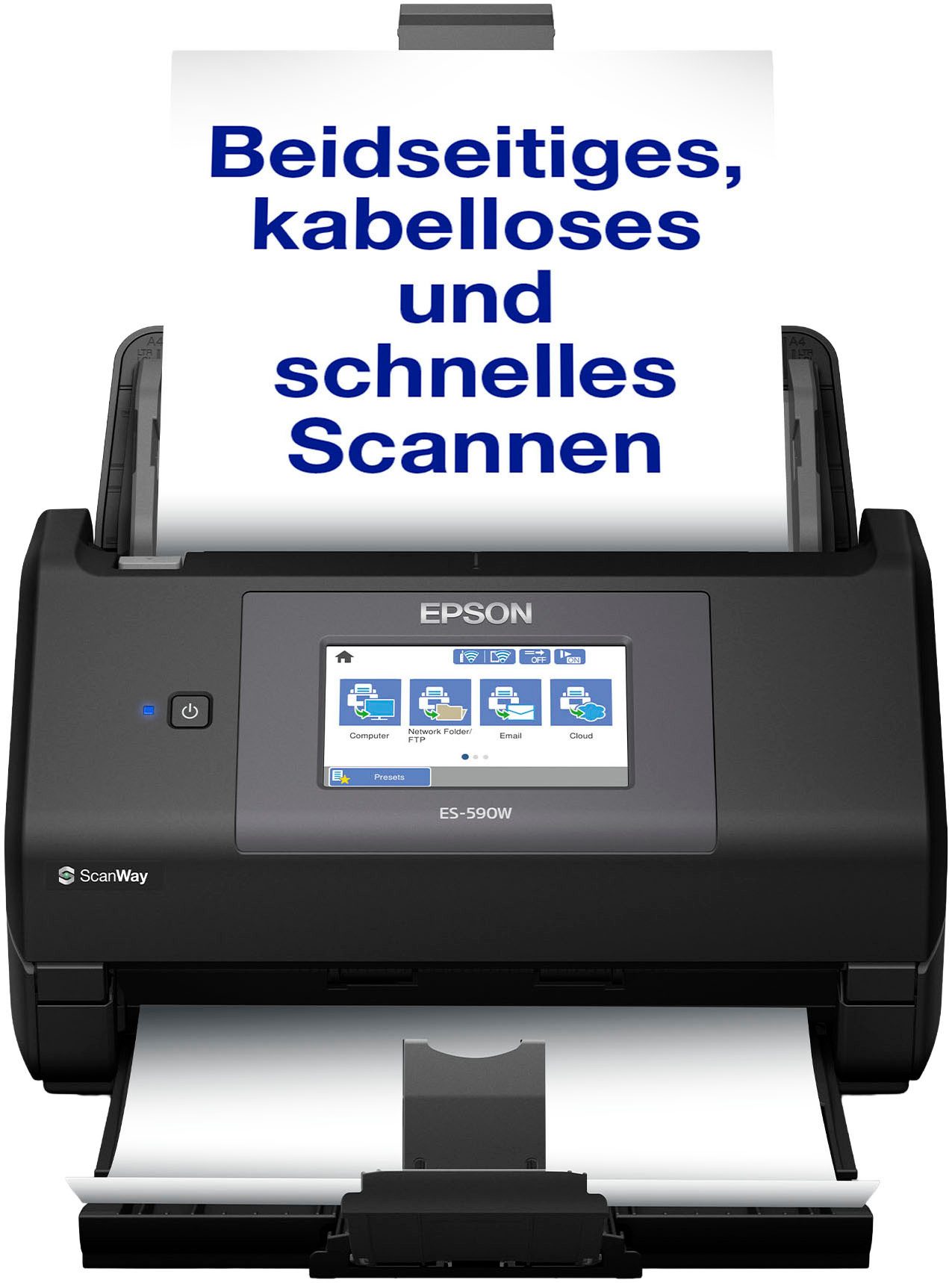 Epson EPSON WorkForce ES-590W Document scanner Multifunktionsdrucker, (WLAN (Wi-Fi), Wi-Fi Direct)