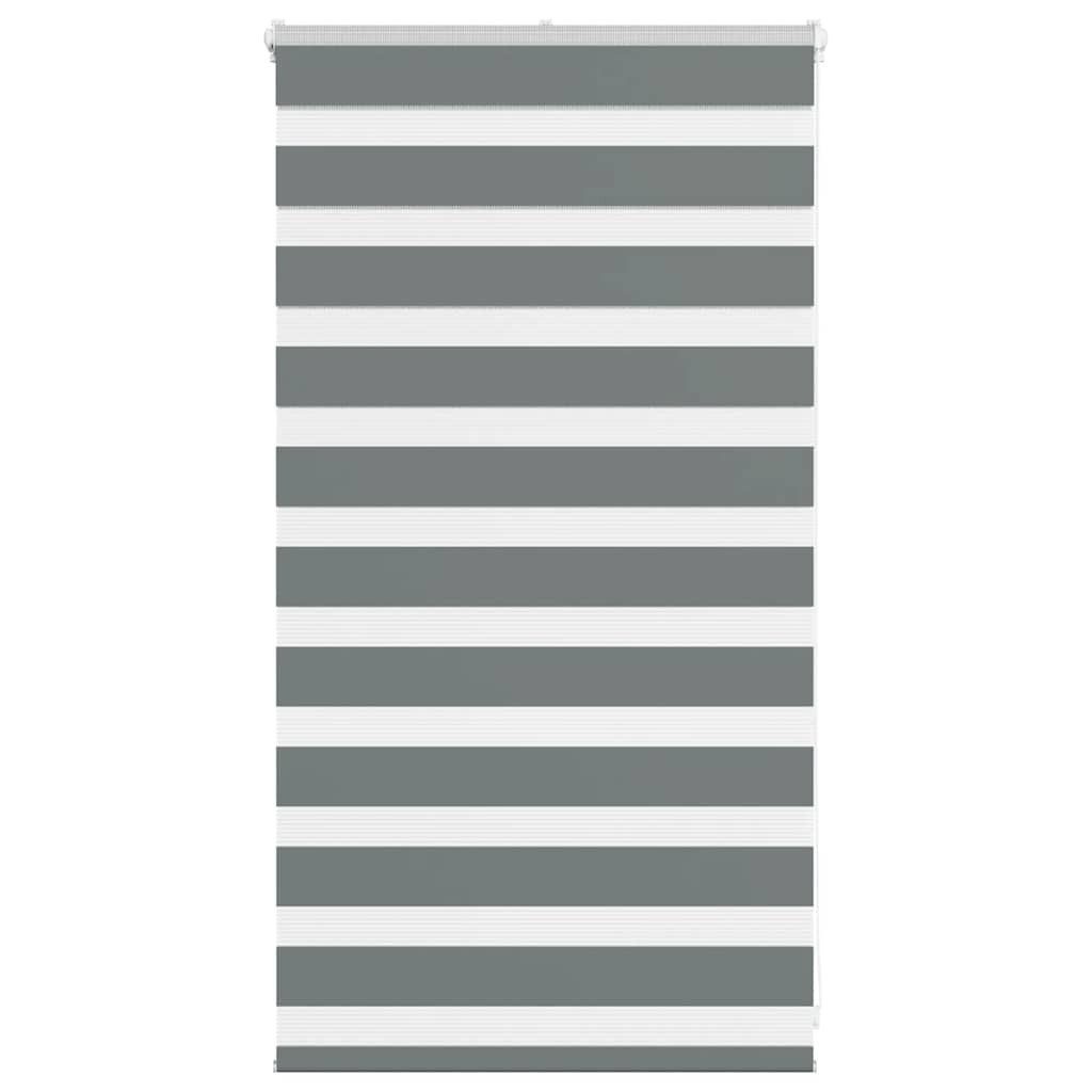 Rollo Doppelrollo Dunkelgrau 70x100 cm Stoffbreite 65,9 cm Polyester, vidaX günstig online kaufen