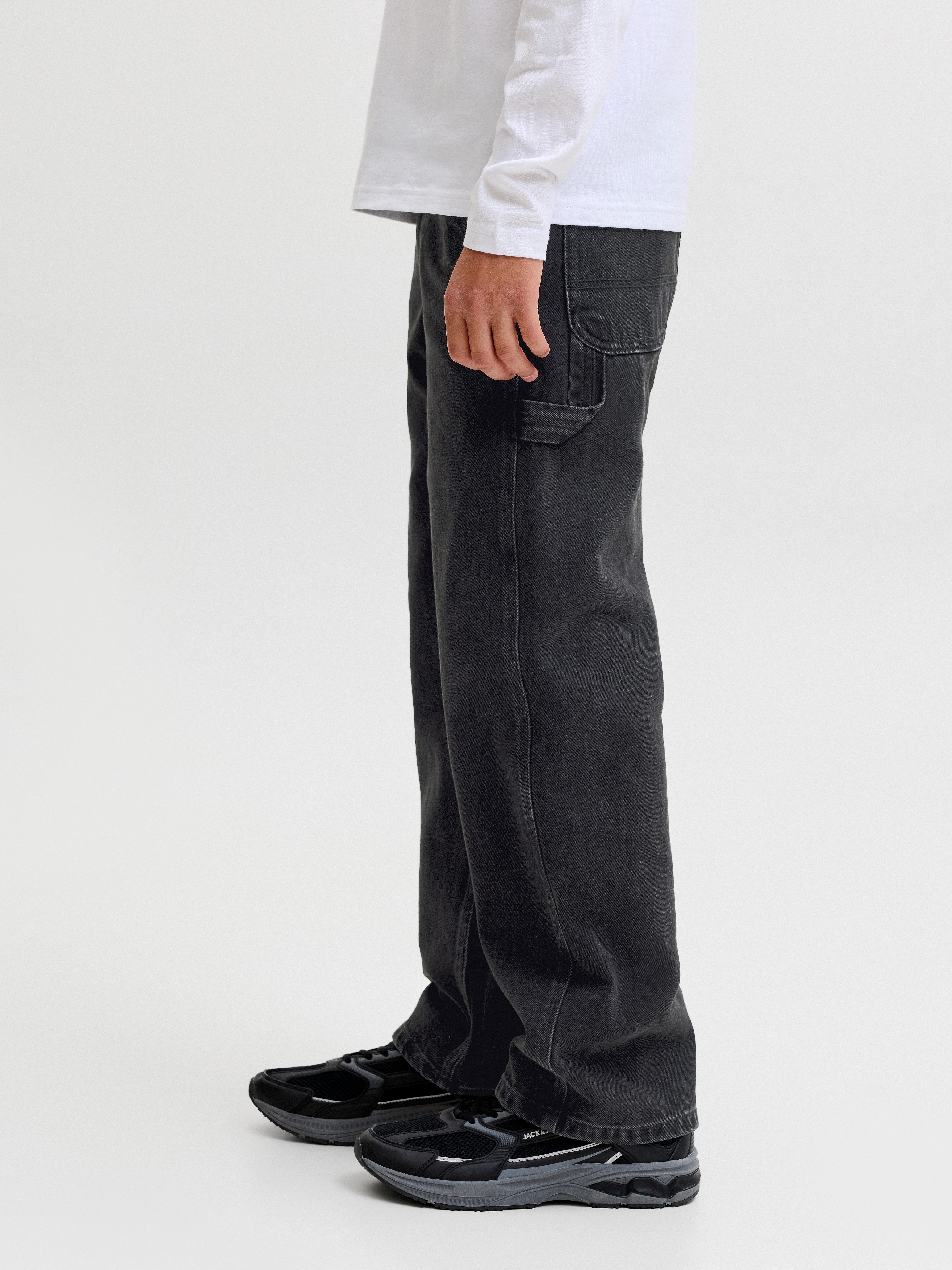 Jack & Jones Junior Relax-fit-Jeans JJIALEX JJCARPENTER AT 562 JNR Baumwolle, relaxed fit – Bild 2 von 5