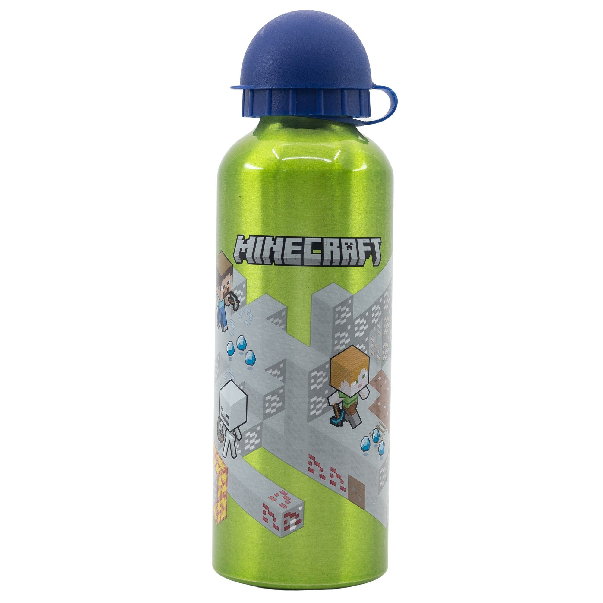 Creeper Kinder Wasserflasche Minecraft 530 Flasche Minecraft Aluminium ml Trinkflasche