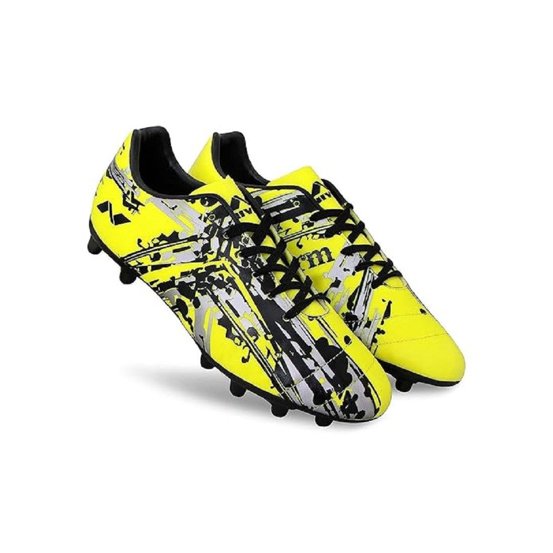 NIVIA Nivia Storm Fußballschuhe, PVC-Kunstleder, TPU-Sohle, Schnürverschluss Fußballschuh (Lieferumfang: 1 Paar Schuhe) Gepolstertes Fußbett