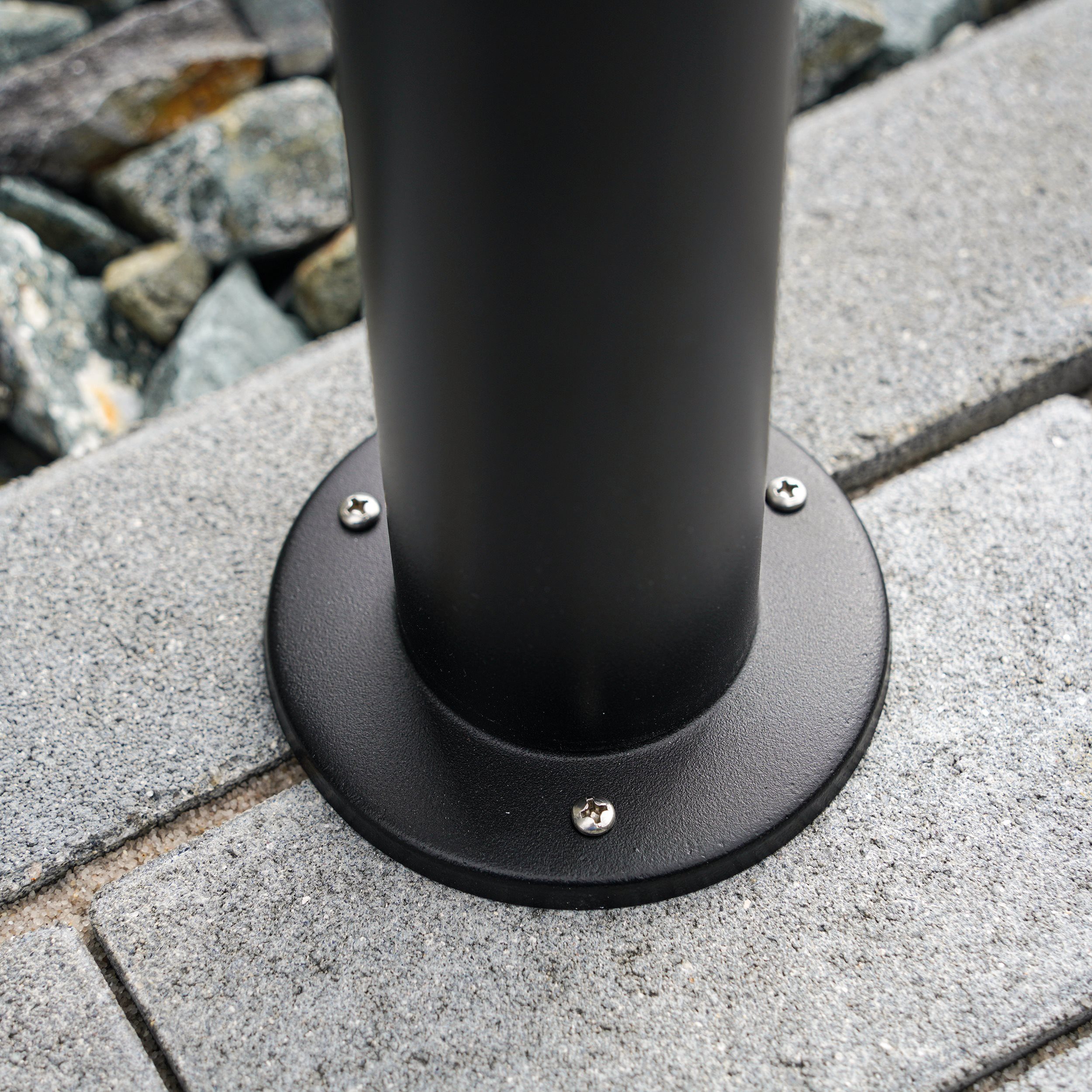 esotec LED Gartenleuchte Solar Edelstahl Standleuchte Svenja H73cm 30LEDs 3000K warmweiß 102930