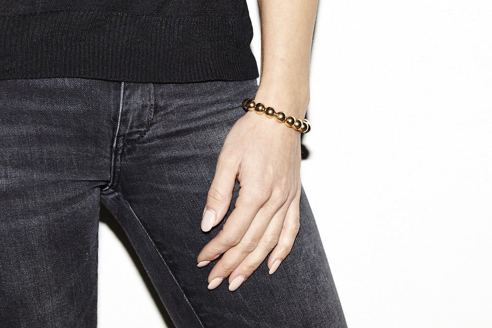 CLASSYANDFABULOUS Jewelry Armband Kugelarmband 10mm - 14k Gold filled günstig online kaufen