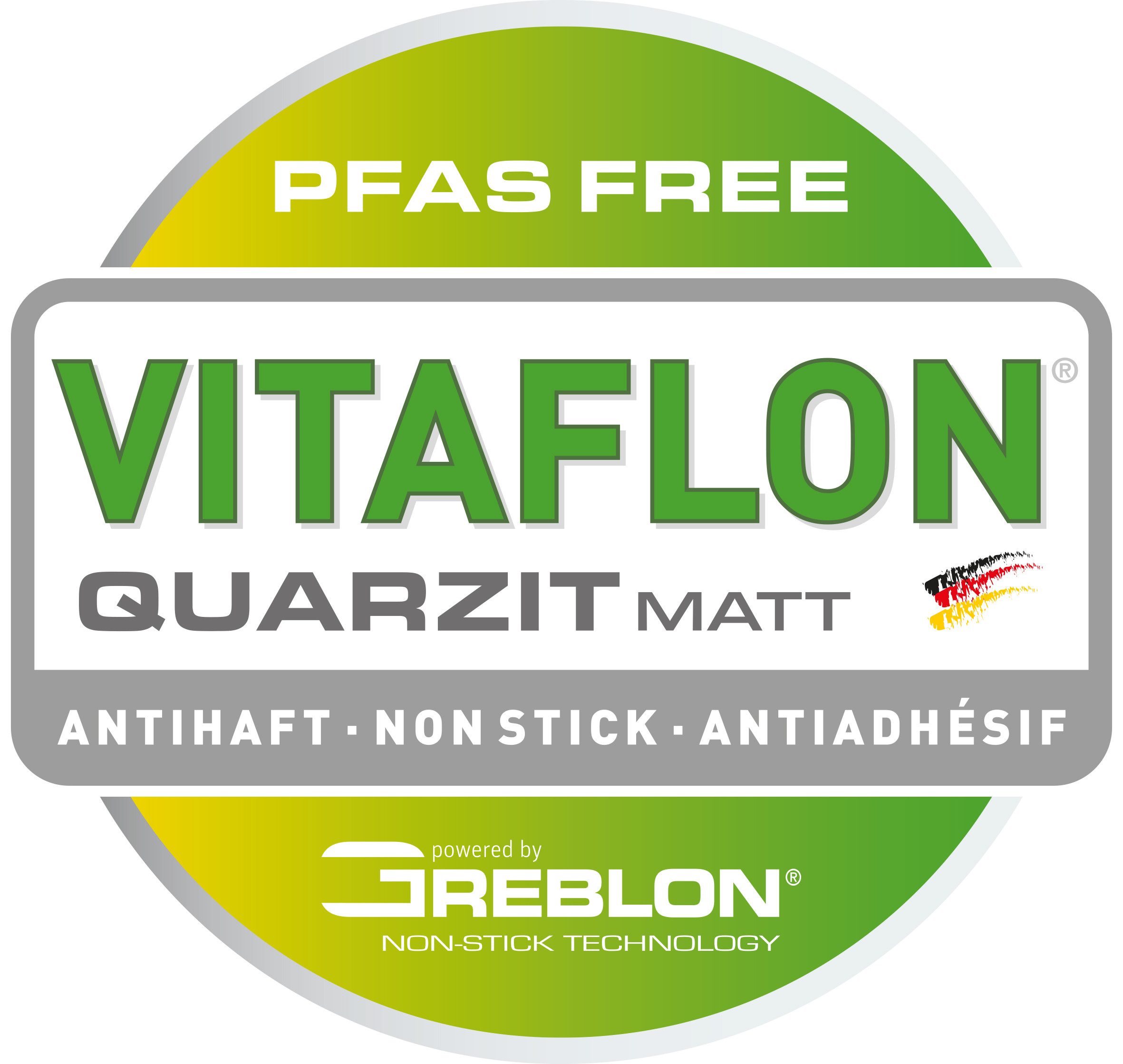 GSW Bratpfanne Platinum, Aluminium (1-tlg), Pfanne aus robustem Aluminium in extra schwerer Gastro-Qualität