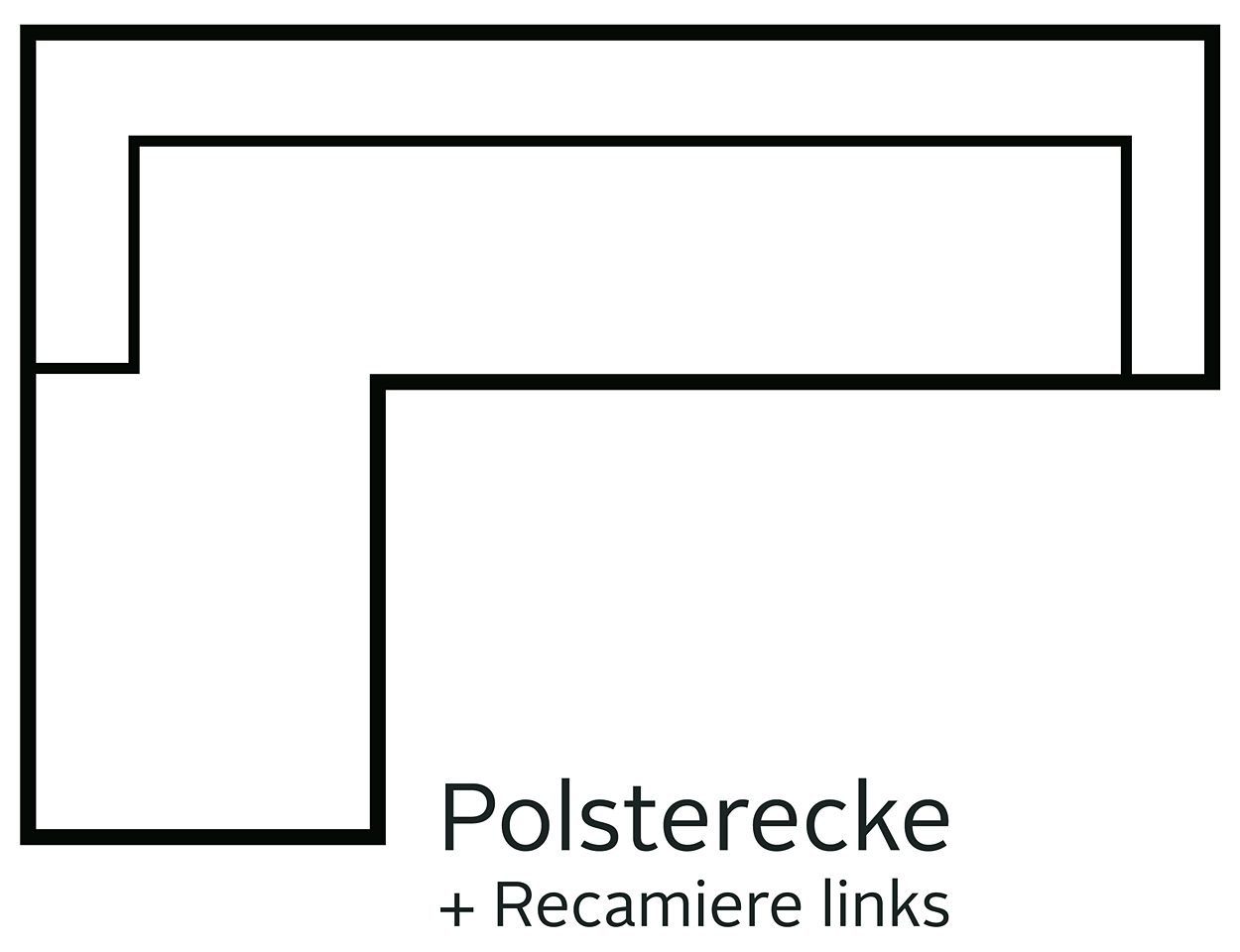 TRENDMANUFAKTUR Ecksofa Reggae, L-Form, wahlweise mit Bettfunktion