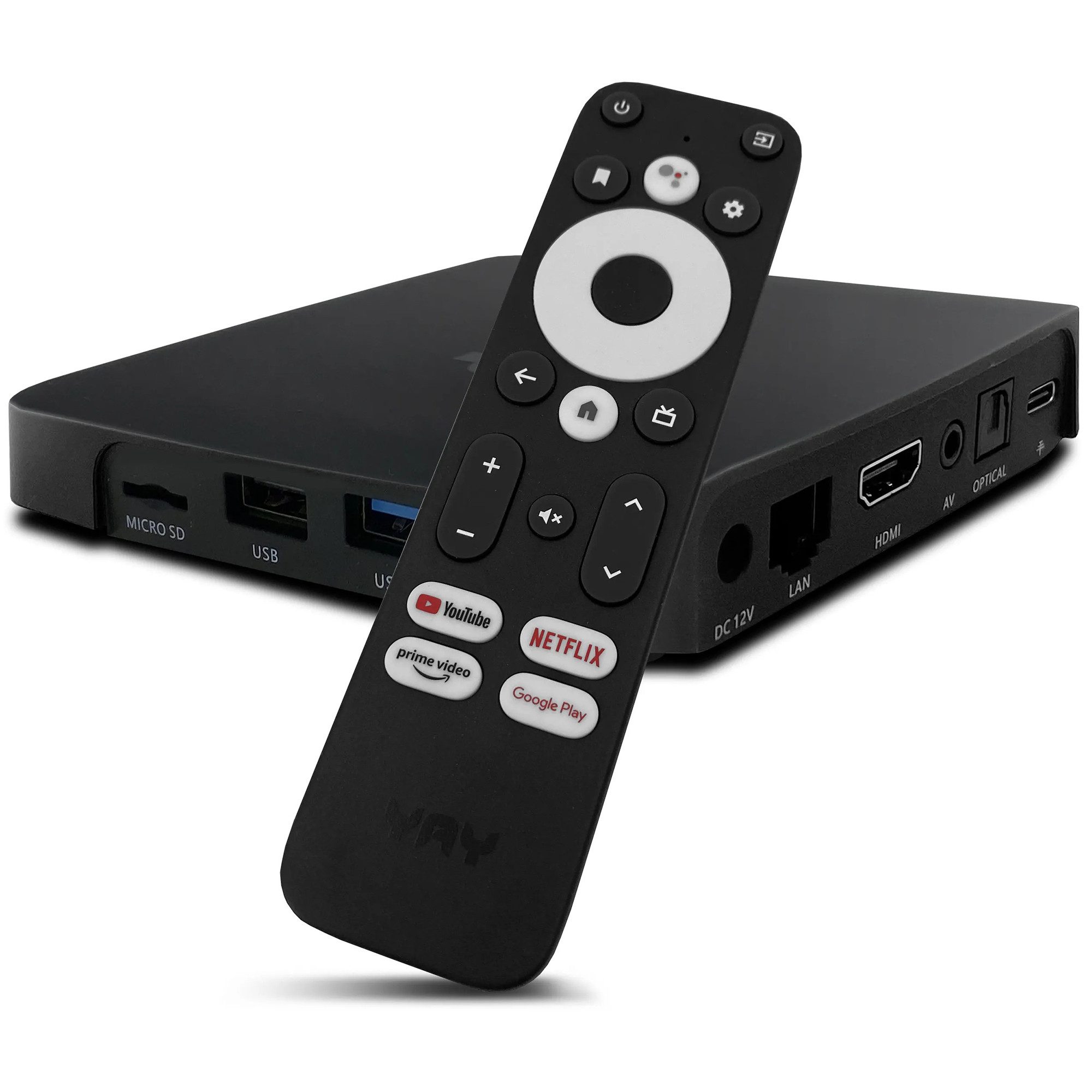VU+ Streaming-Box VU+ YAY GO Android TV 4K UHD Streaming Box