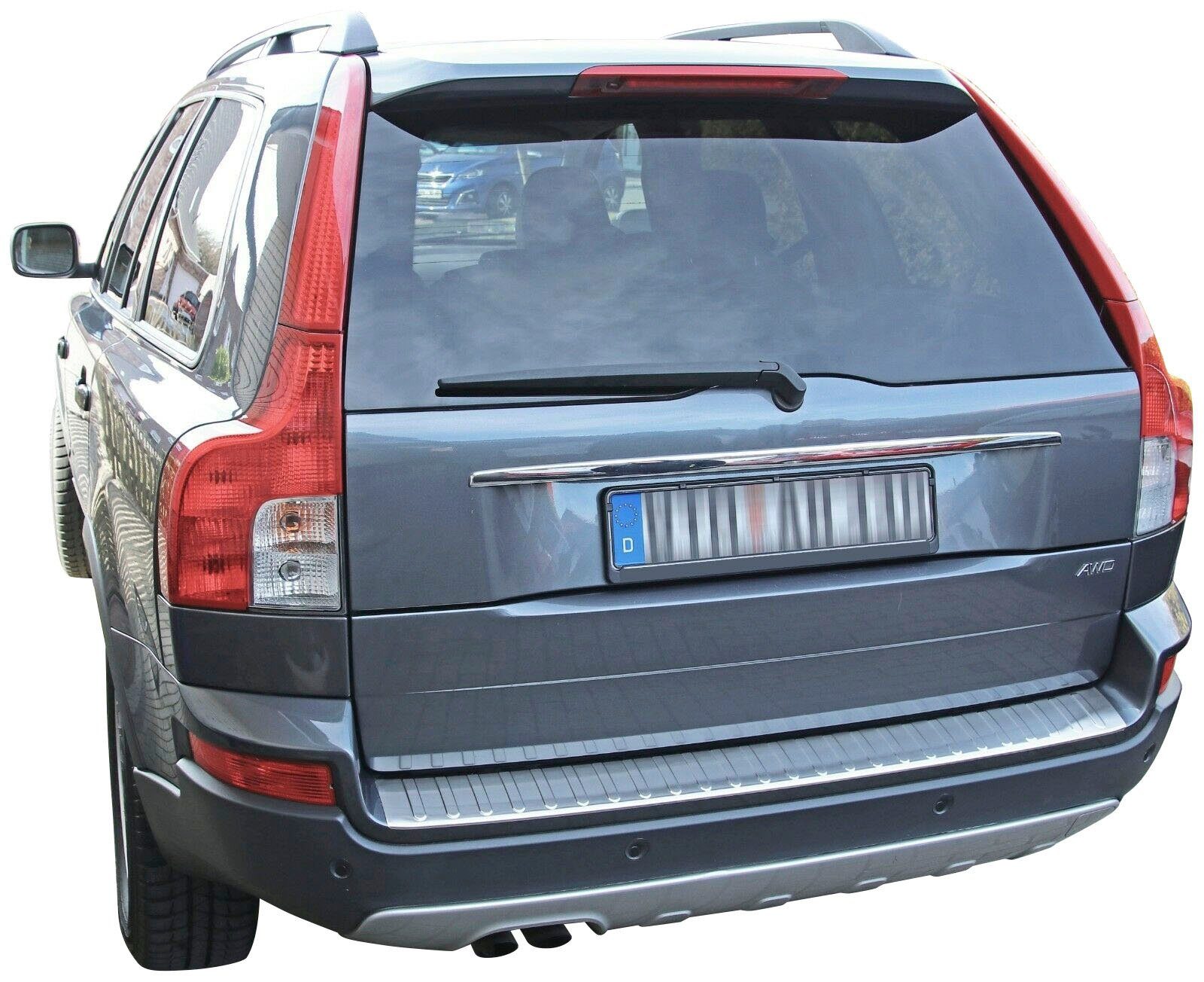 RECAMBO Ladekantenschutz, Zubehör I, VOLVO Edelstahl 2002-2014, für XC90 gebürstet matt