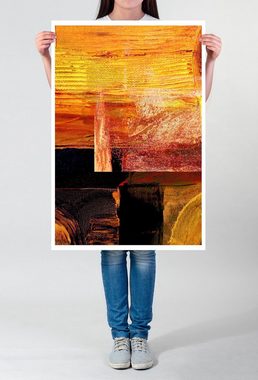Sinus Art Poster 60x90cm Abstraktes warmes Bild
