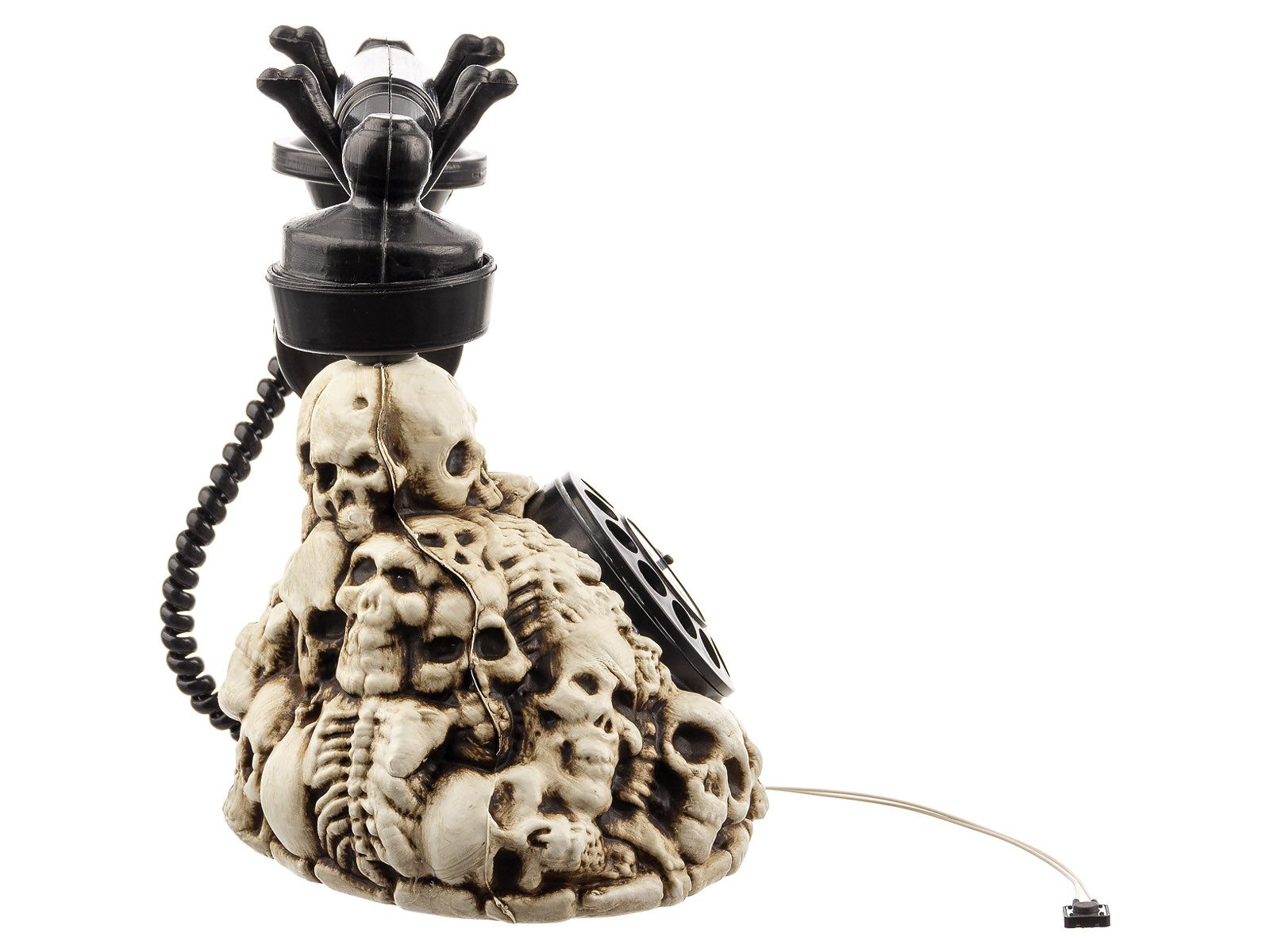 Mel-O-Design Dekofigur 2183 Halloween Deko Horror Telefon mit Sound & LED (1 St)