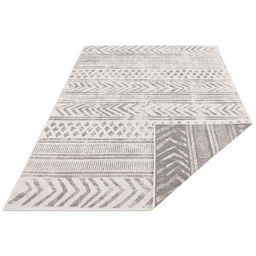 Teppich In- & Outdoor Wendeteppich Biri Grau Creme, NORTHRUGS, rechteckig, Höhe: 5 mm