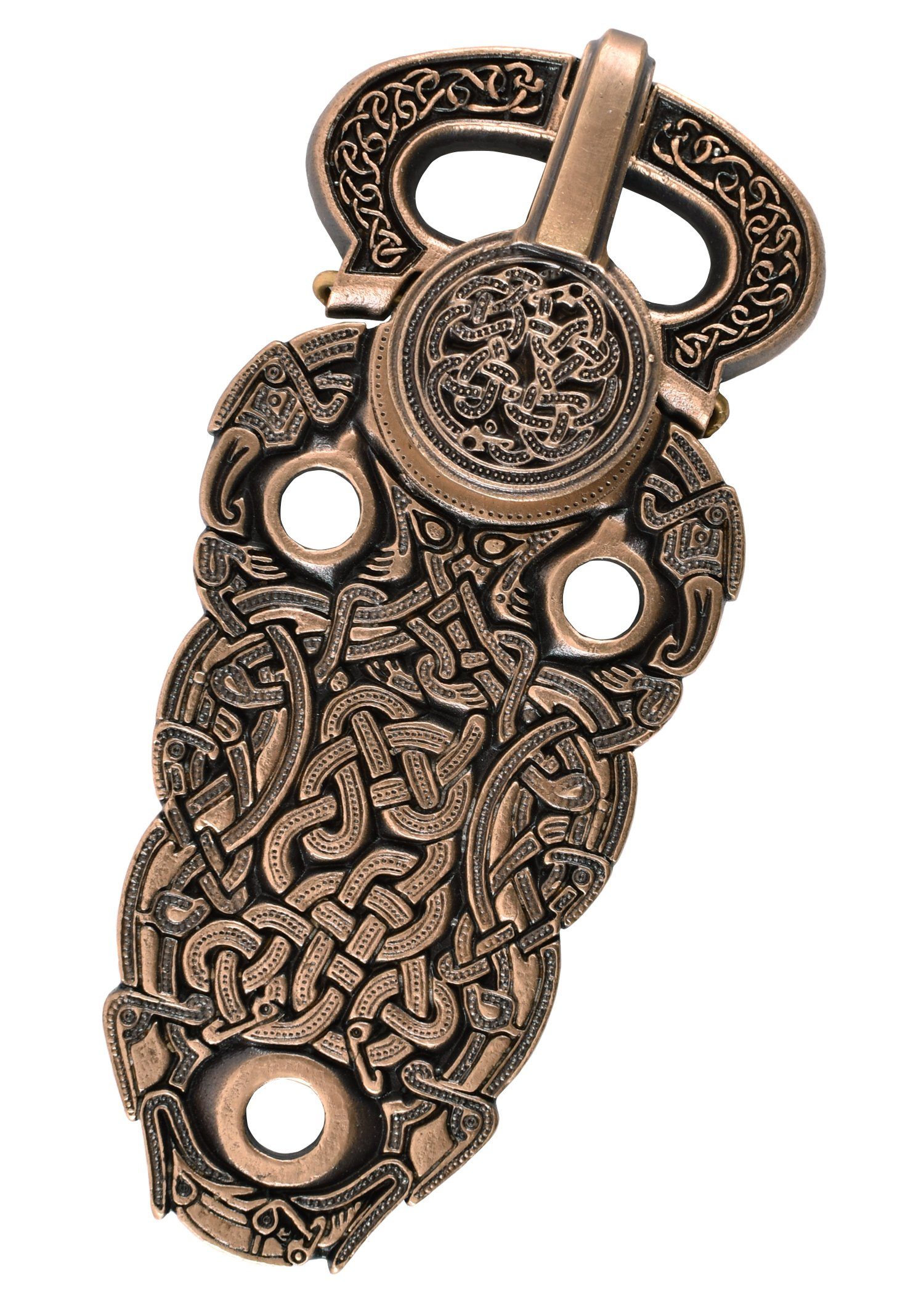 Battle Merchant Gürtelschnalle Sutton Hoo Gürtelschnalle aus Messing, Set