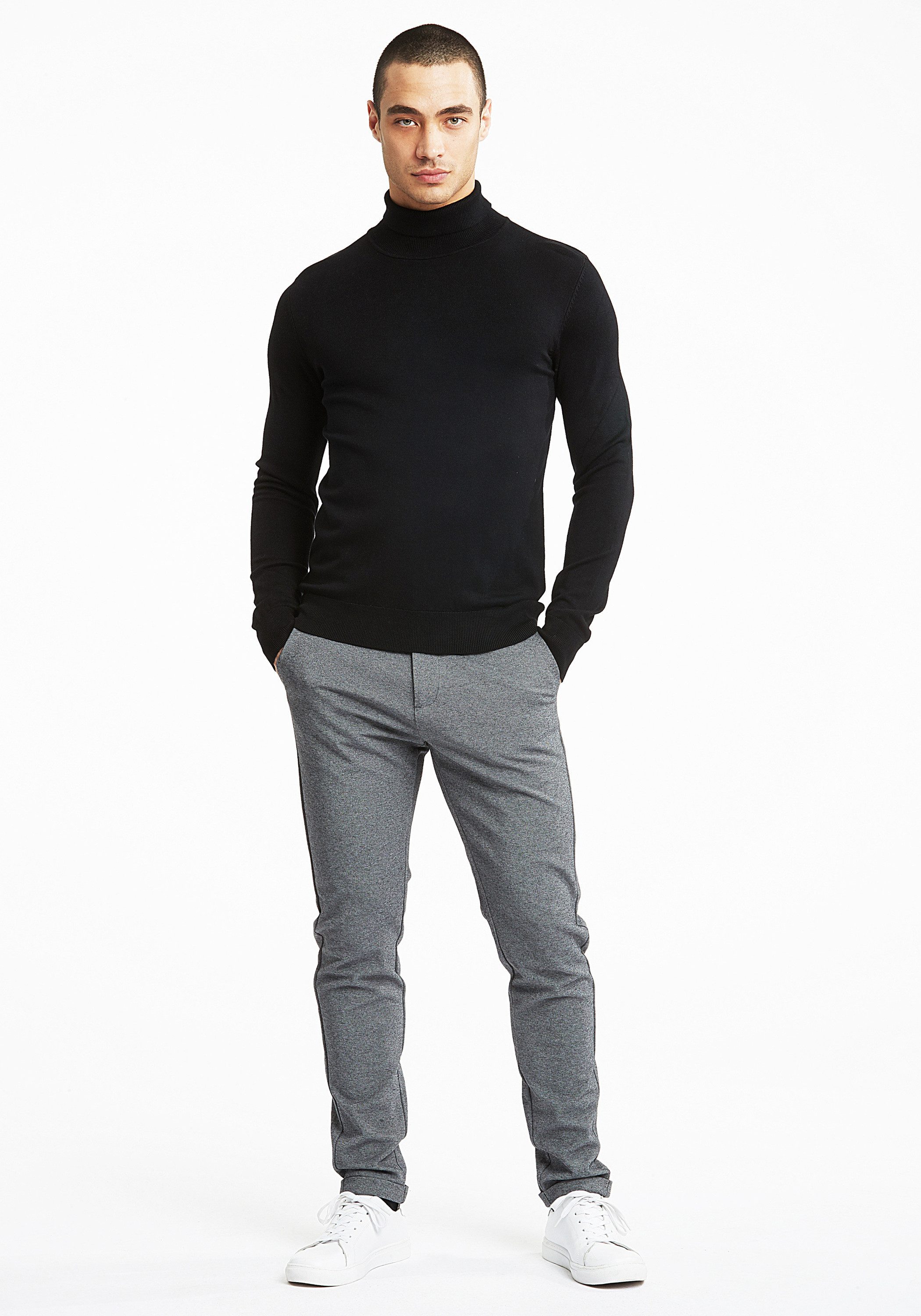 LINDBERGH Rollkragenpullover Rollkragenpull Slim Fit