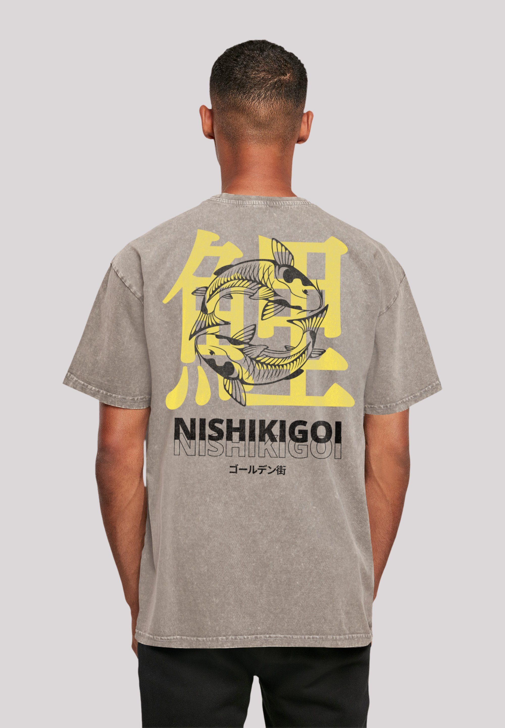 T-Shirt Print Koi Gai F4NT4STIC Golden Asphalt