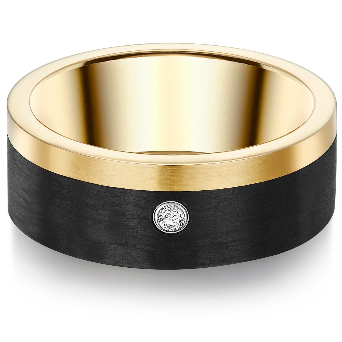 Trilani Fingerring gelbgold, mit Zirkonia im günstig online kaufen