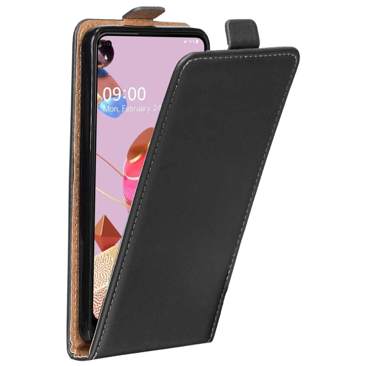CoolGadget Handyhülle Flip Case Handyhülle für LG K51S 6,5 Zoll, Hülle Klapphülle Schutzhülle Flipstyle Cover Tasche