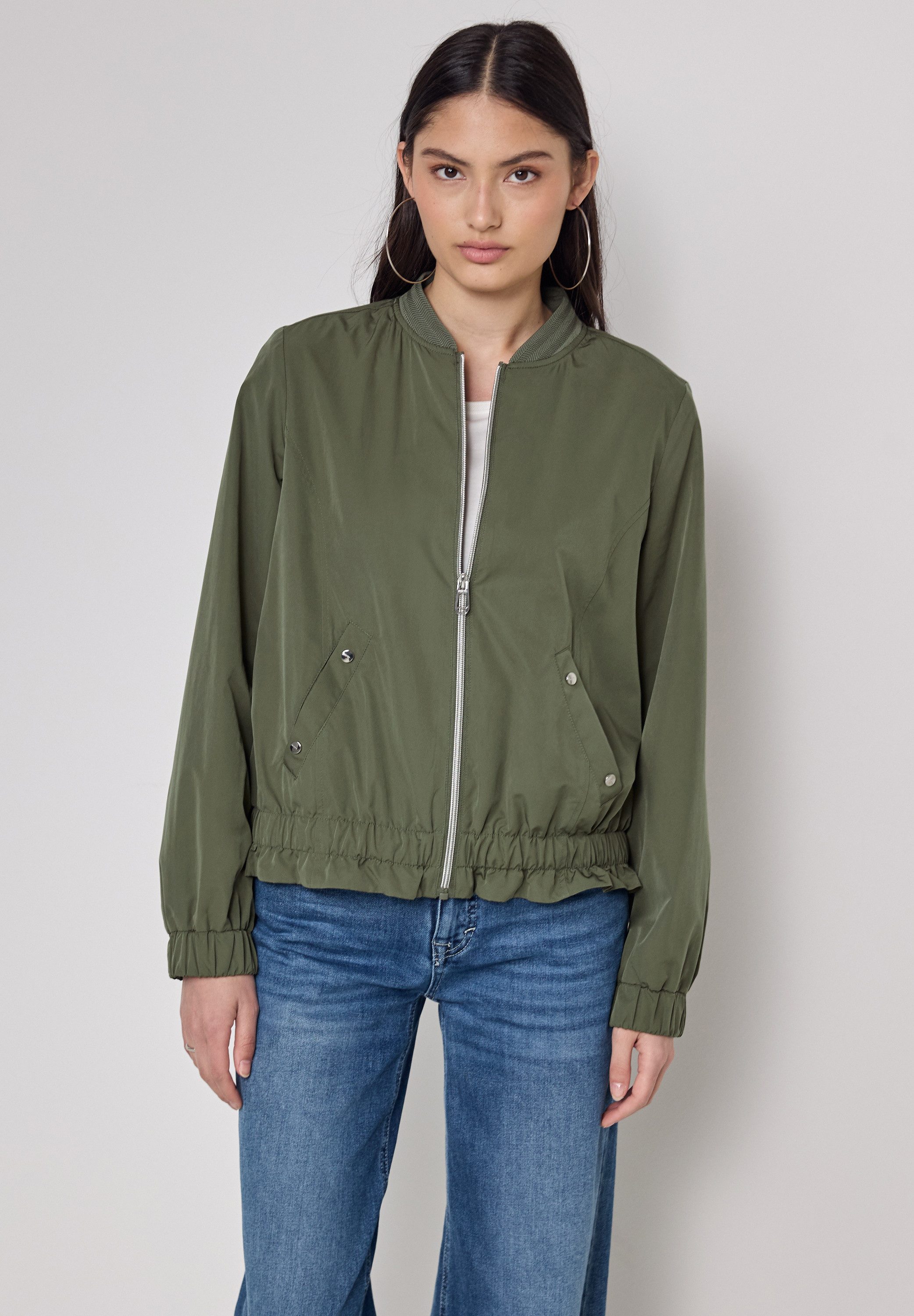 STREET ONE STUDIO Blouson mit Elastiksaum günstig online kaufen
